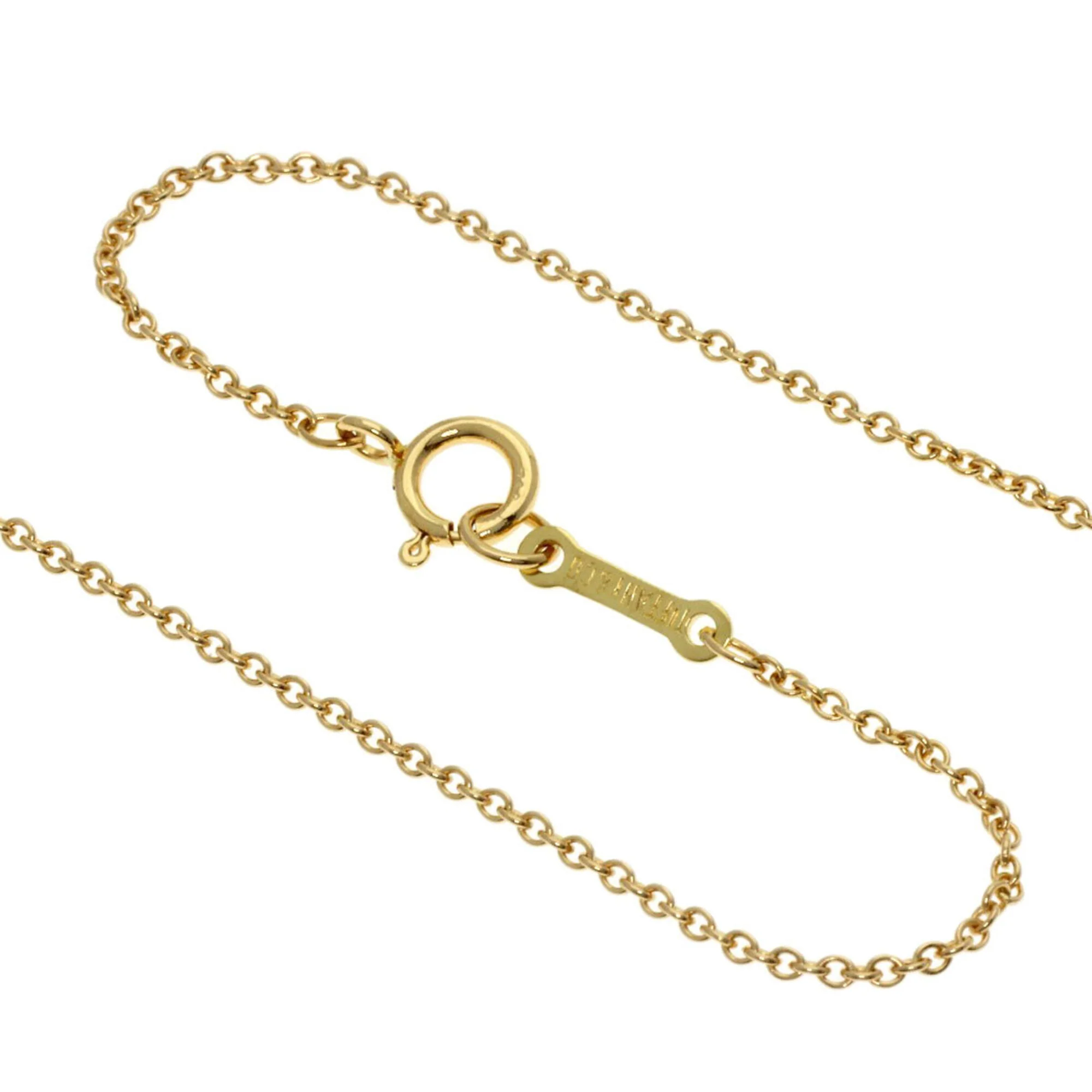 Bean Pendant Necklace 18K Yellow Gold 12.9mm - Image 3