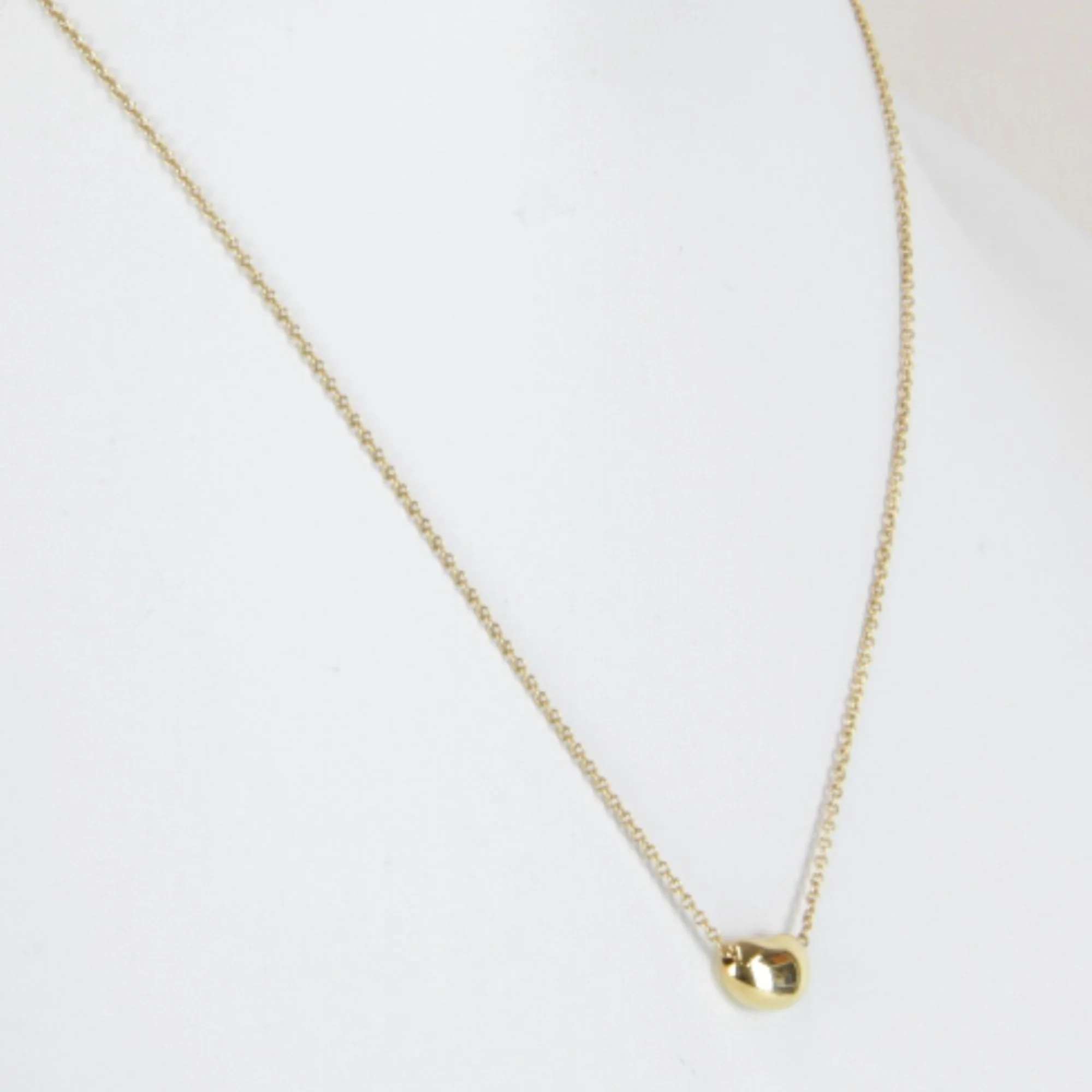 Bean Pendant Necklace 5mm - Image 2