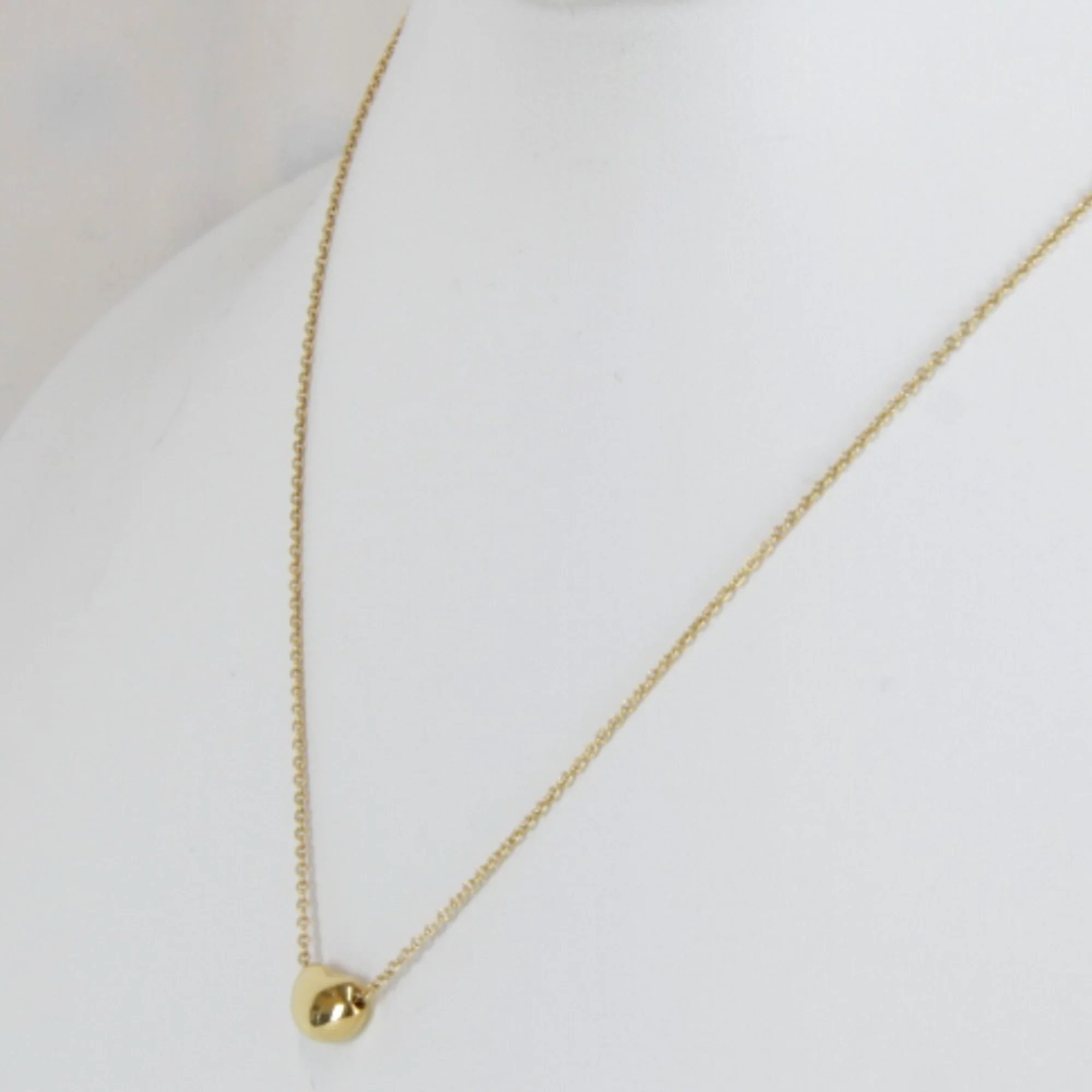 Bean Pendant Necklace 5mm - Image 3