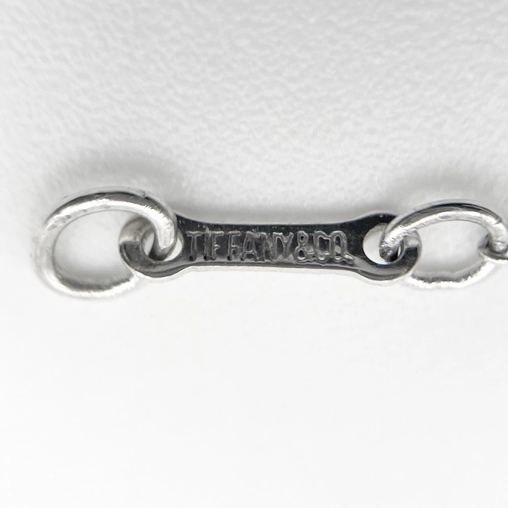 Bean Pendant Necklace Sterling Silver 11mm - Image 6