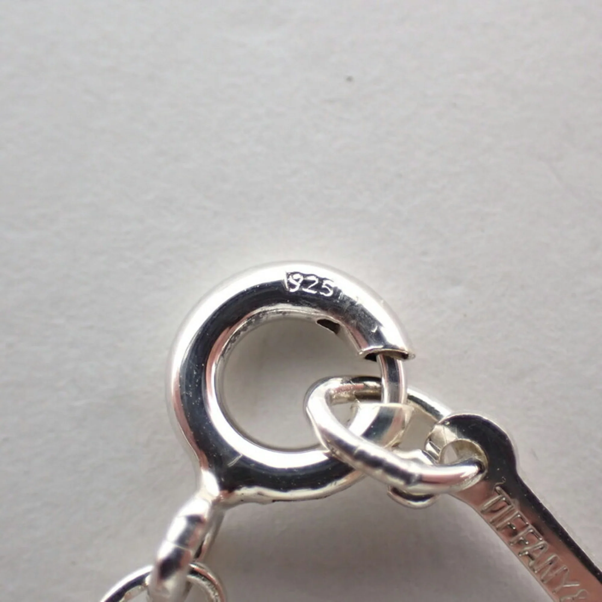 Bean Pendant Necklace Sterling Silver 13.1mm - Image 8