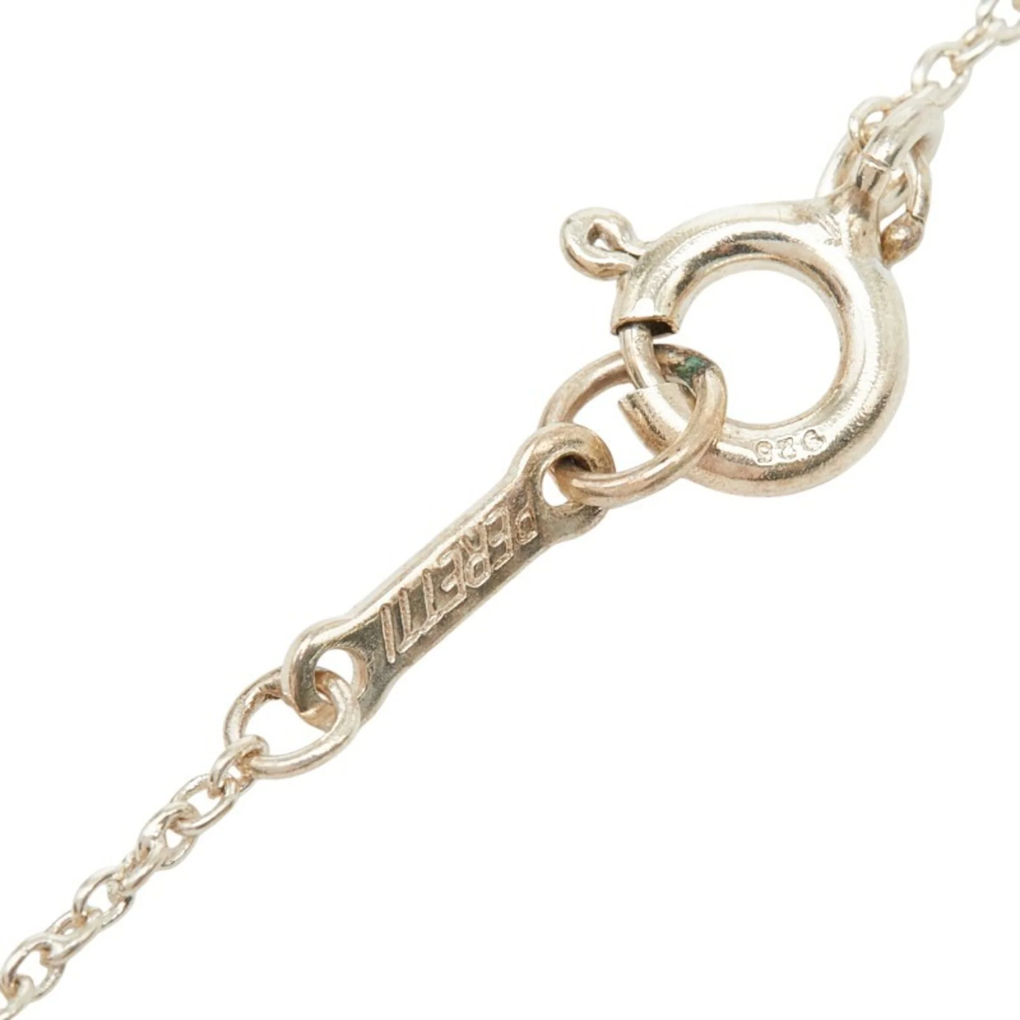 Bean Pendant Necklace Sterling Silver 7.8mm - Image 5