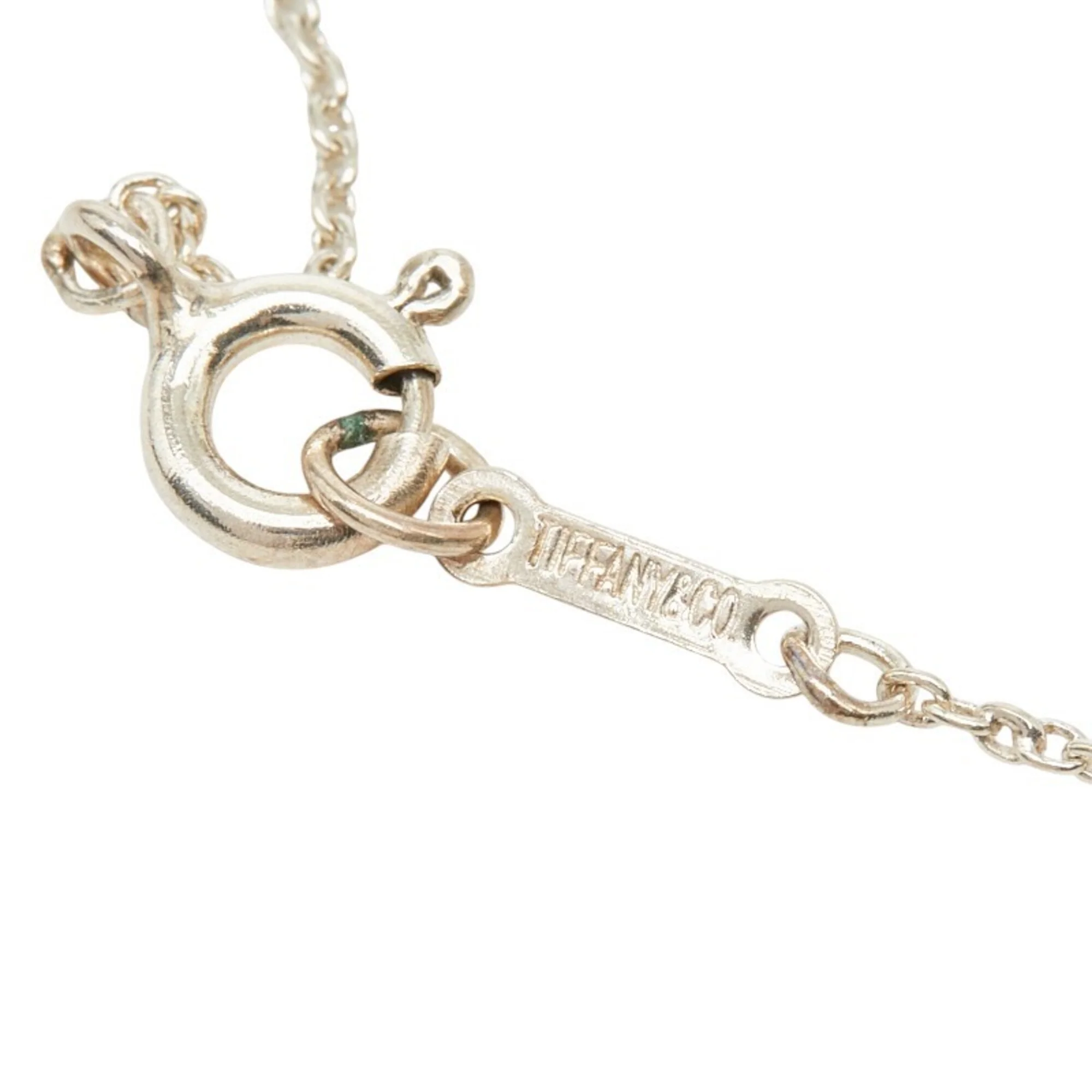 Bean Pendant Necklace Sterling Silver 7.8mm - Image 6