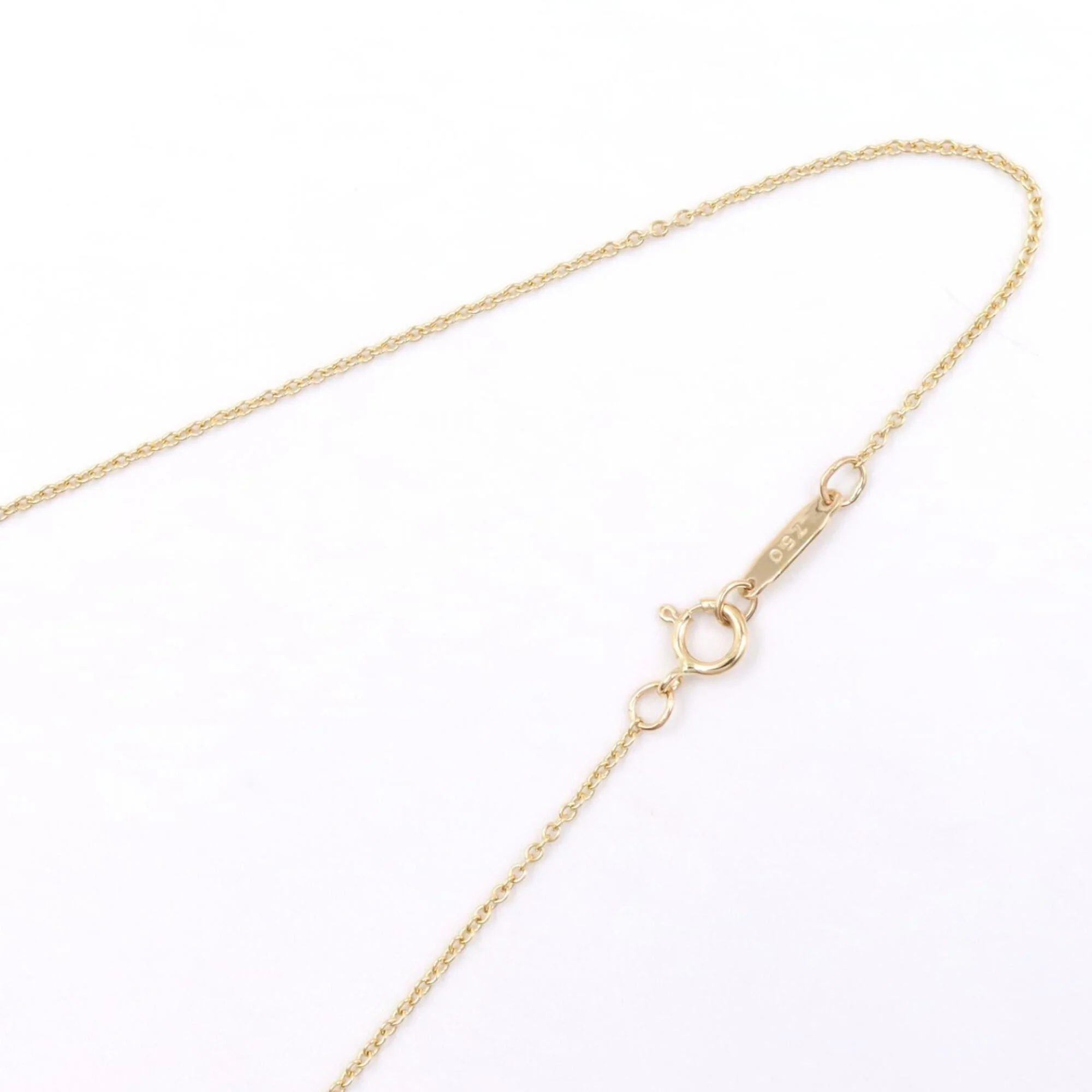Blue Box Bow Pendant Necklace 18K Yellow Gold - Image 6