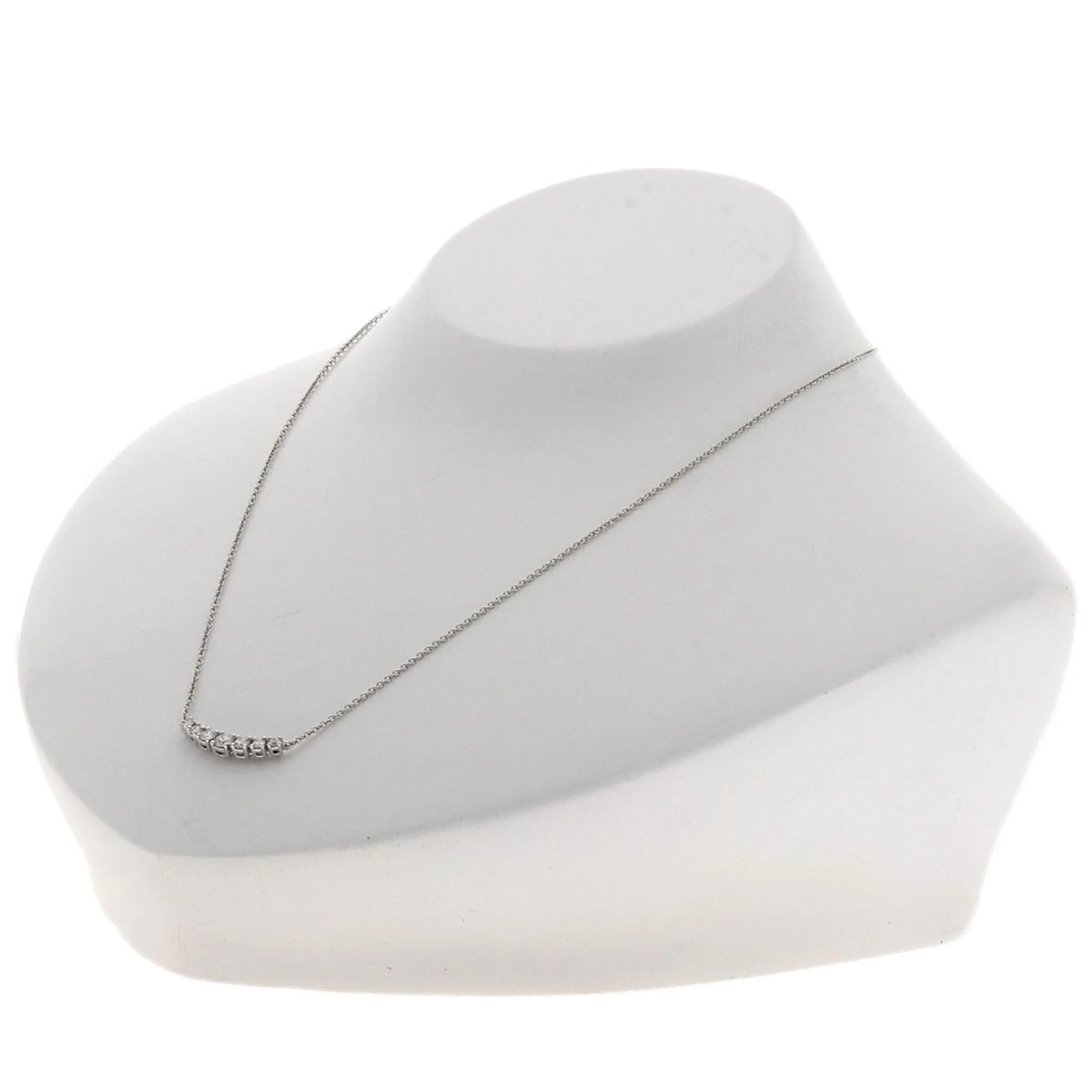 East West Pendant Necklace Platinum - Image 4