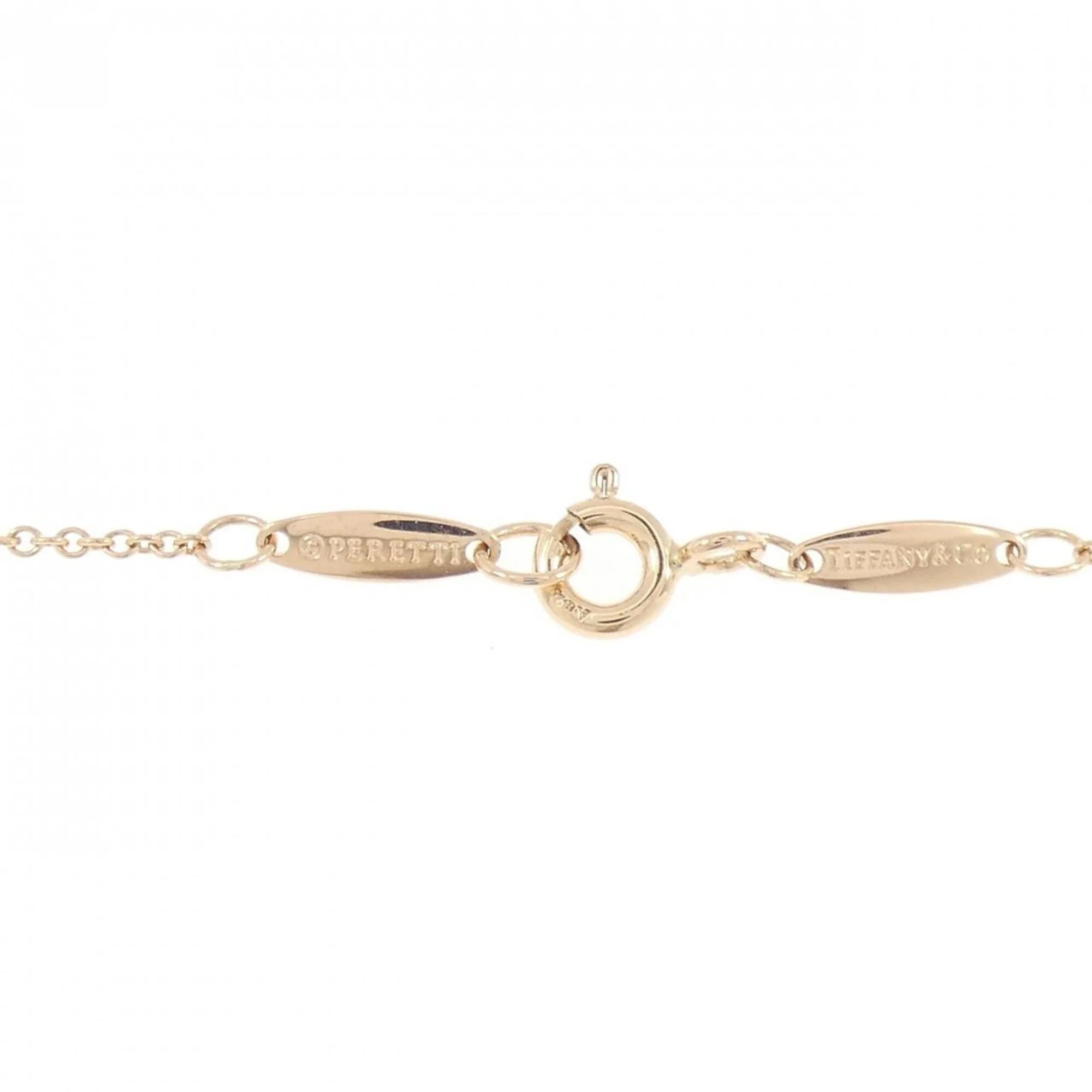Elsa Peretti Diamonds By The Yard Pendant Necklace 18K Rose Gold and Diamond 0.10-0.19CT - Image 5