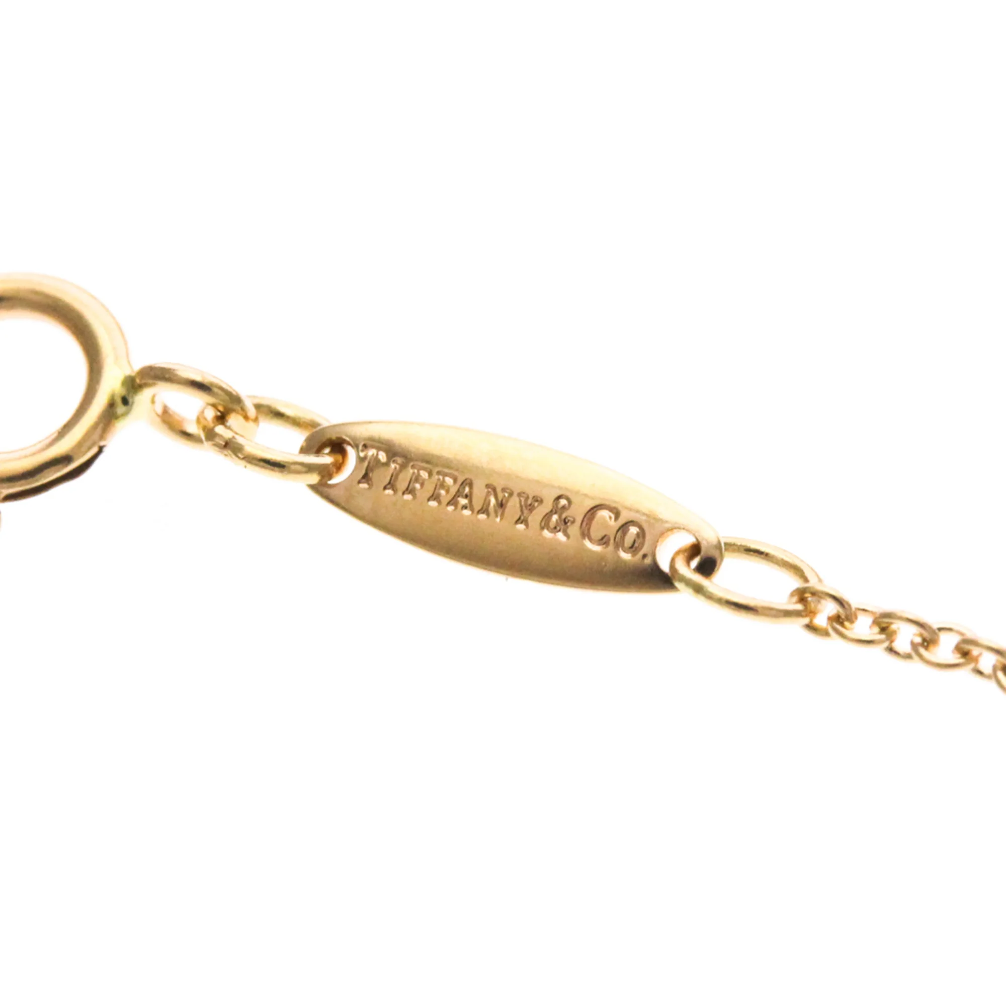 Elsa Peretti Diamonds By The Yard Pendant Necklace 18K Rose Gold and Diamond - Image 9