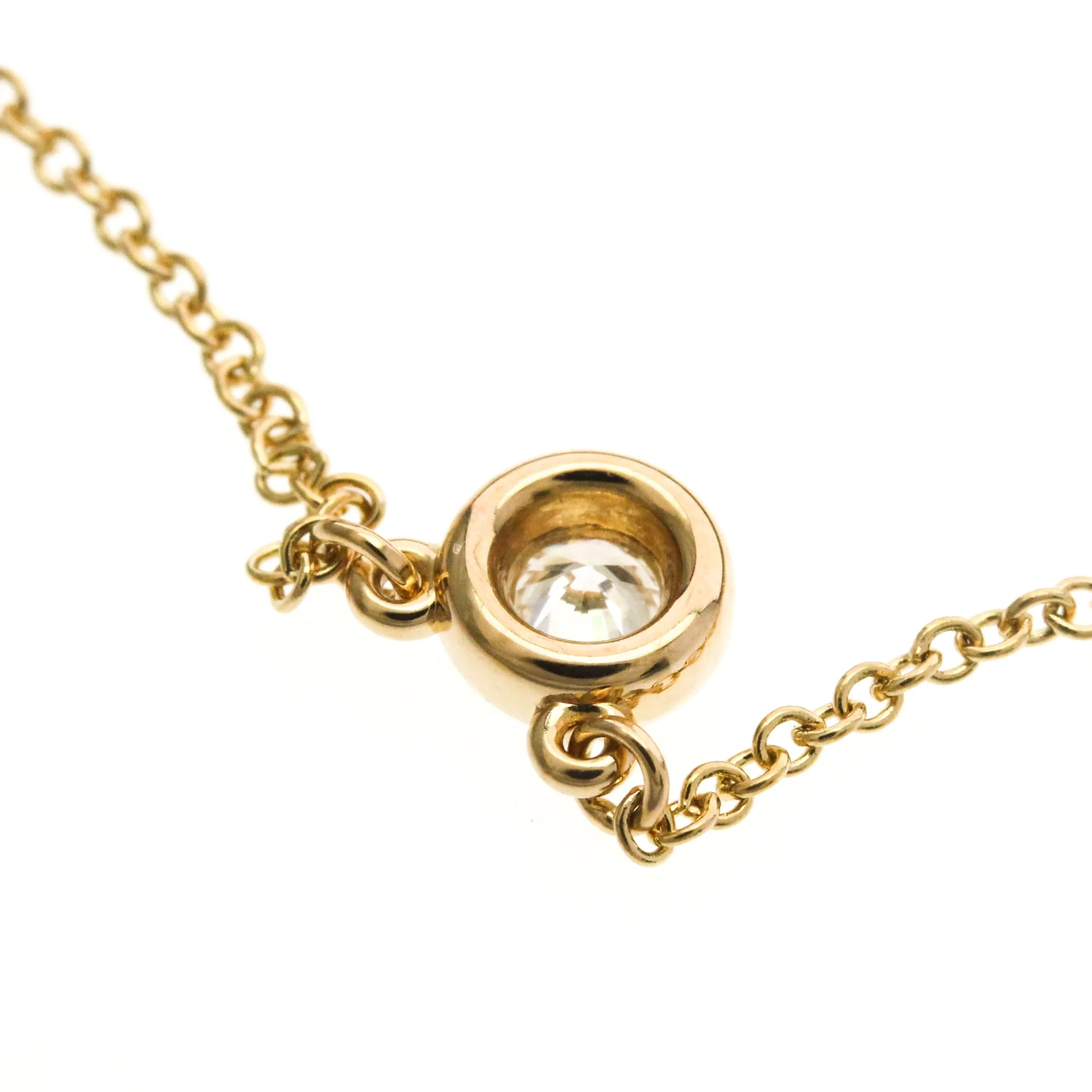 Elsa Peretti Diamonds By The Yard Pendant Necklace 18K Rose Gold and Diamond - Image 7