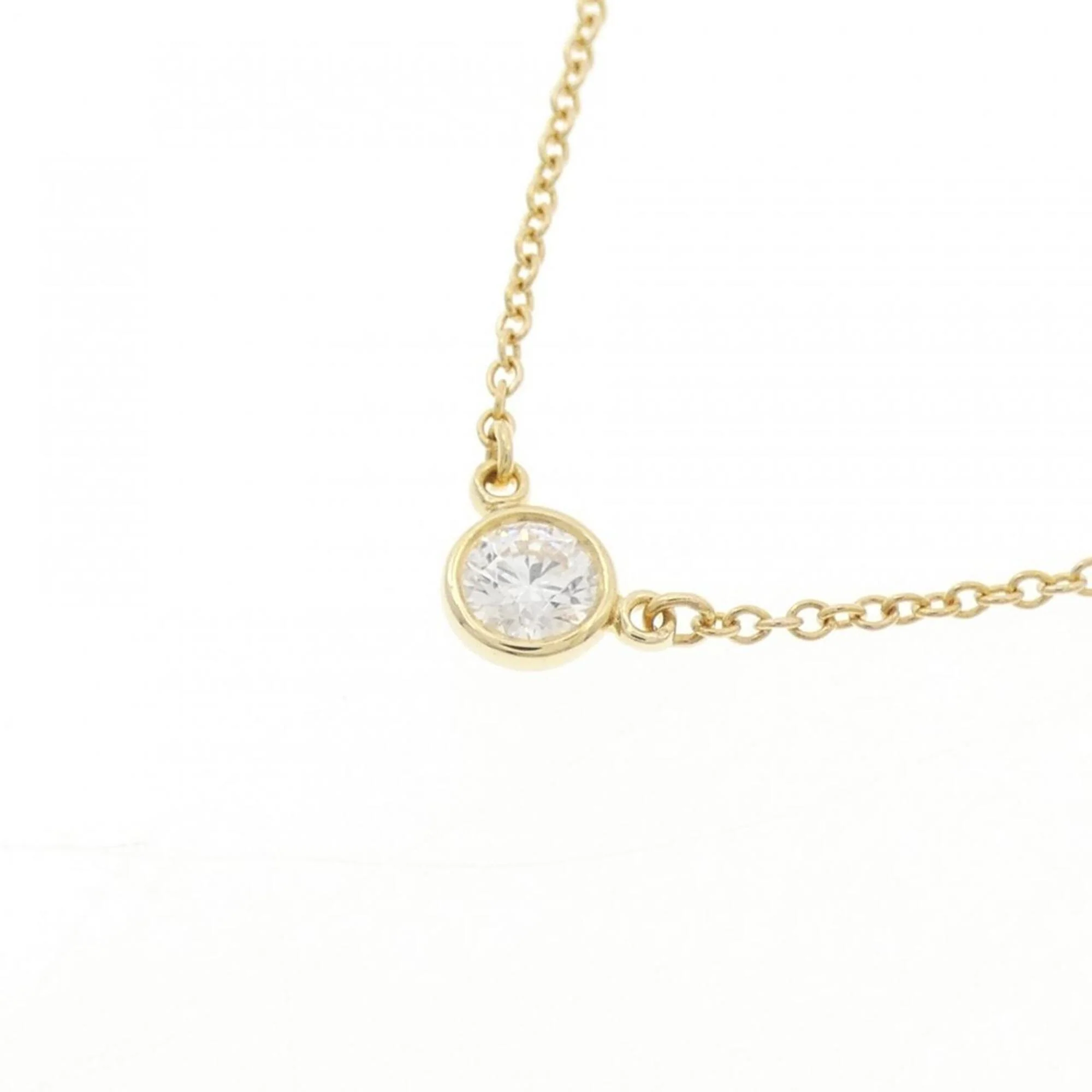 Elsa Peretti Diamonds By The Yard Pendant Necklace 18K Yellow Gold - Image 3