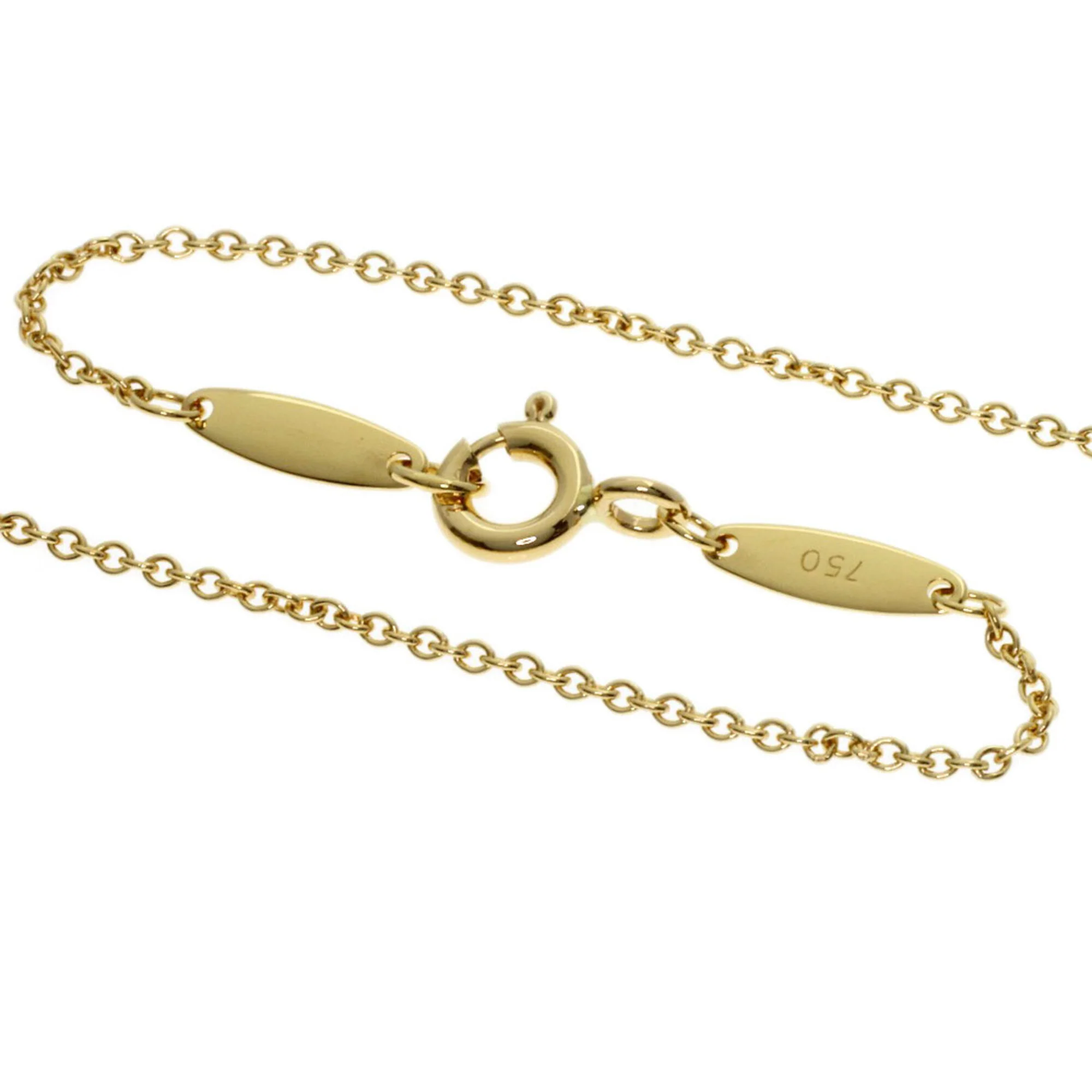 Elsa Peretti Diamonds By The Yard Pendant Necklace 18K Yellow Gold and Diamond - Image 4