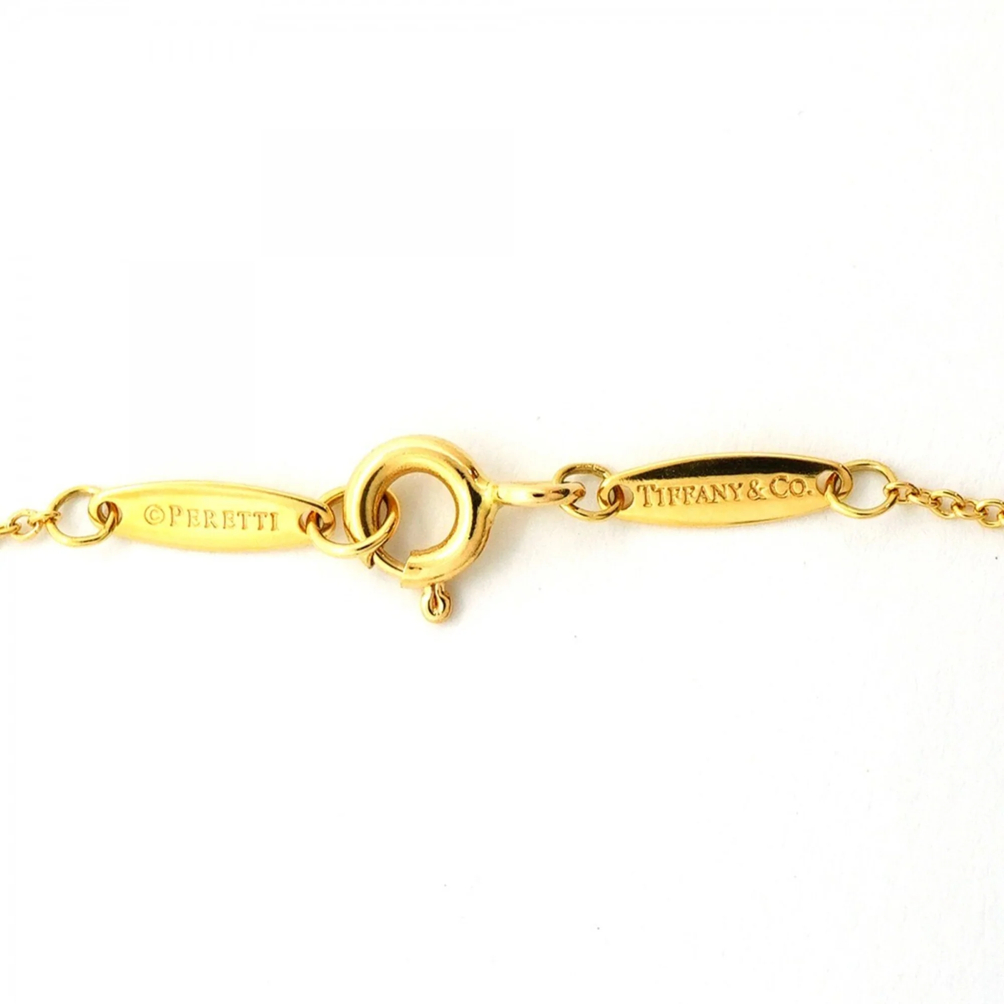 Elsa Peretti Diamonds By The Yard Pendant Necklace 18K Yellow Gold and Diamond - Image 4