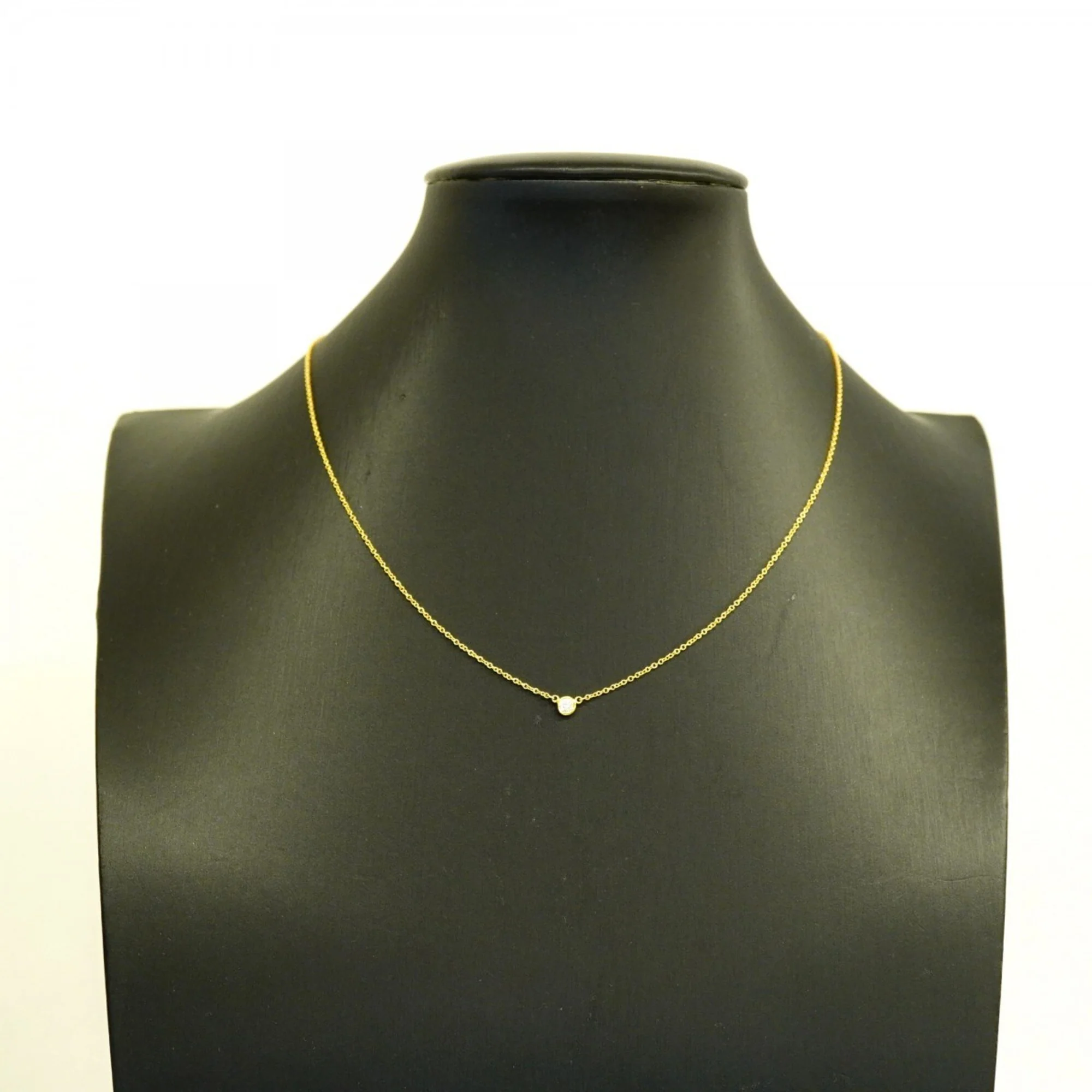 Elsa Peretti Diamonds By The Yard Pendant Necklace 18K Yellow Gold and Diamond - Image 6