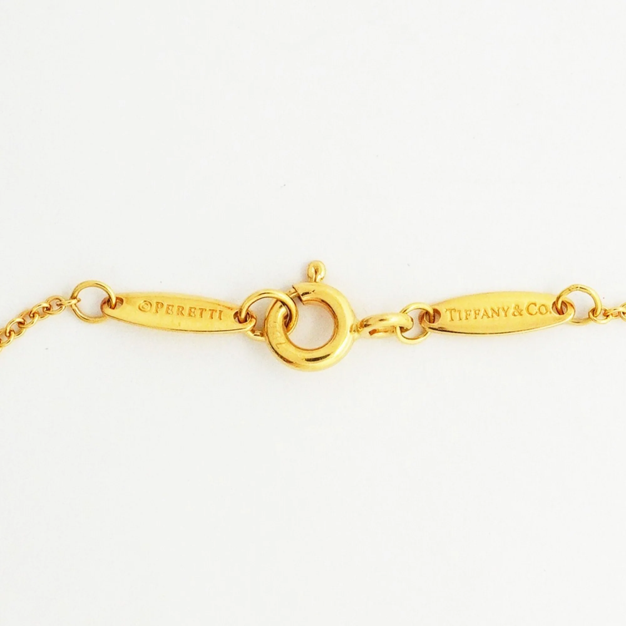 Elsa Peretti Diamonds By The Yard Pendant Necklace 18K Yellow Gold and Diamond - Image 4