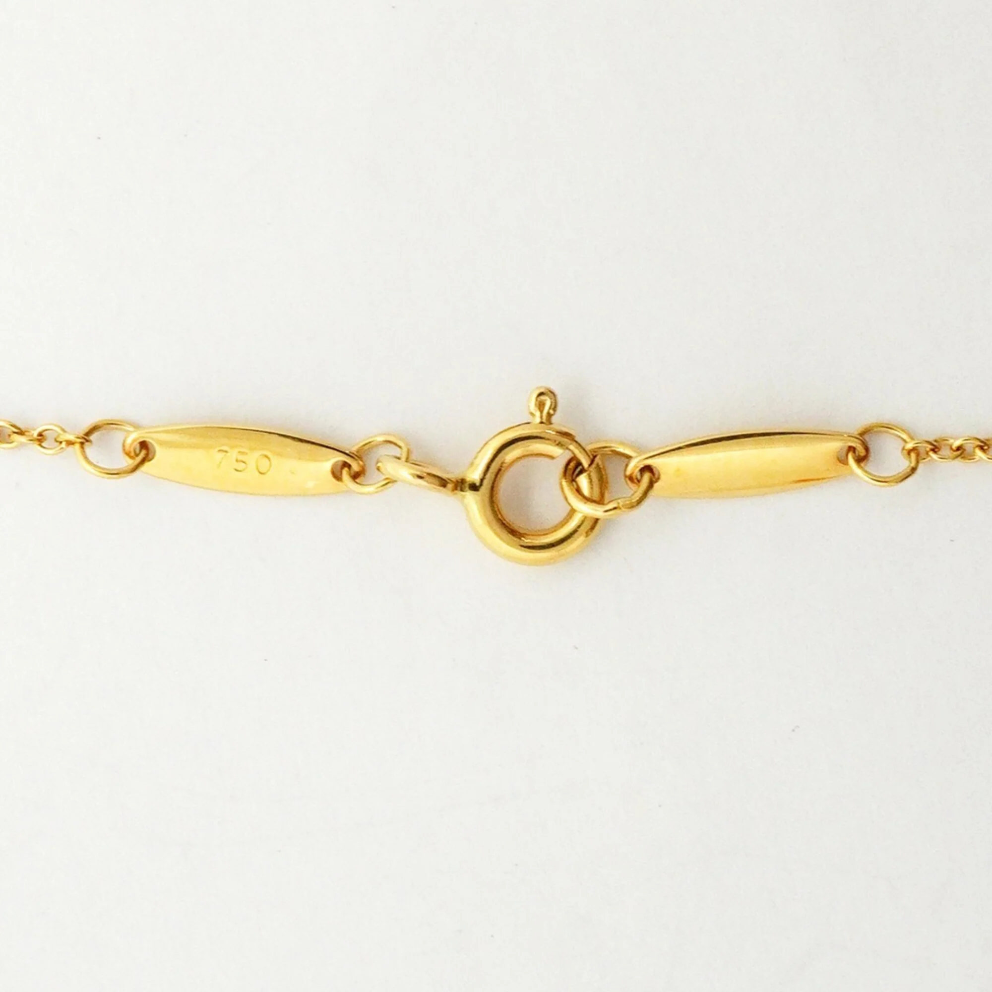 Elsa Peretti Diamonds By The Yard Pendant Necklace 18K Yellow Gold and Diamond - Image 5