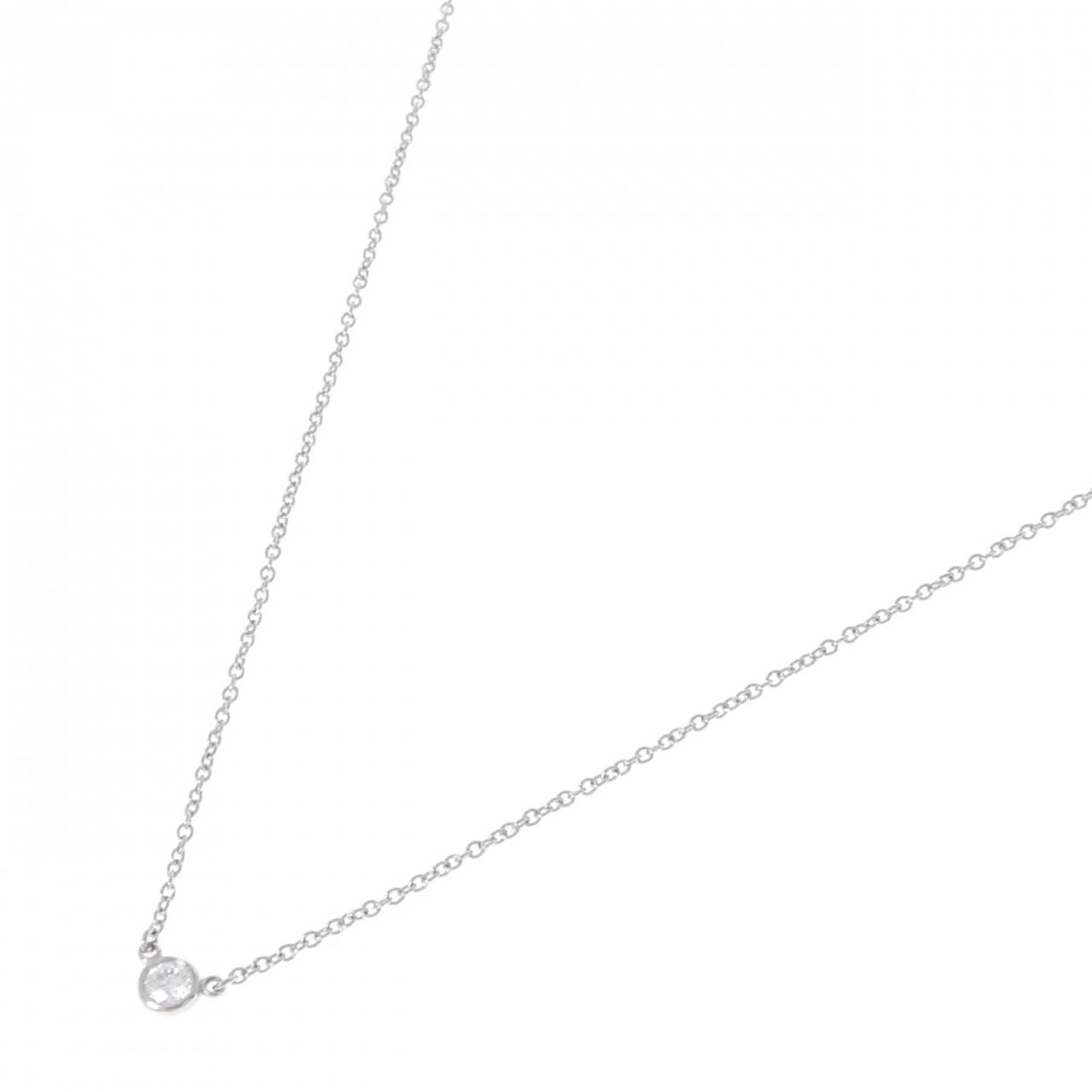 Elsa Peretti Diamonds By The Yard Pendant Necklace Platinum - Image 2