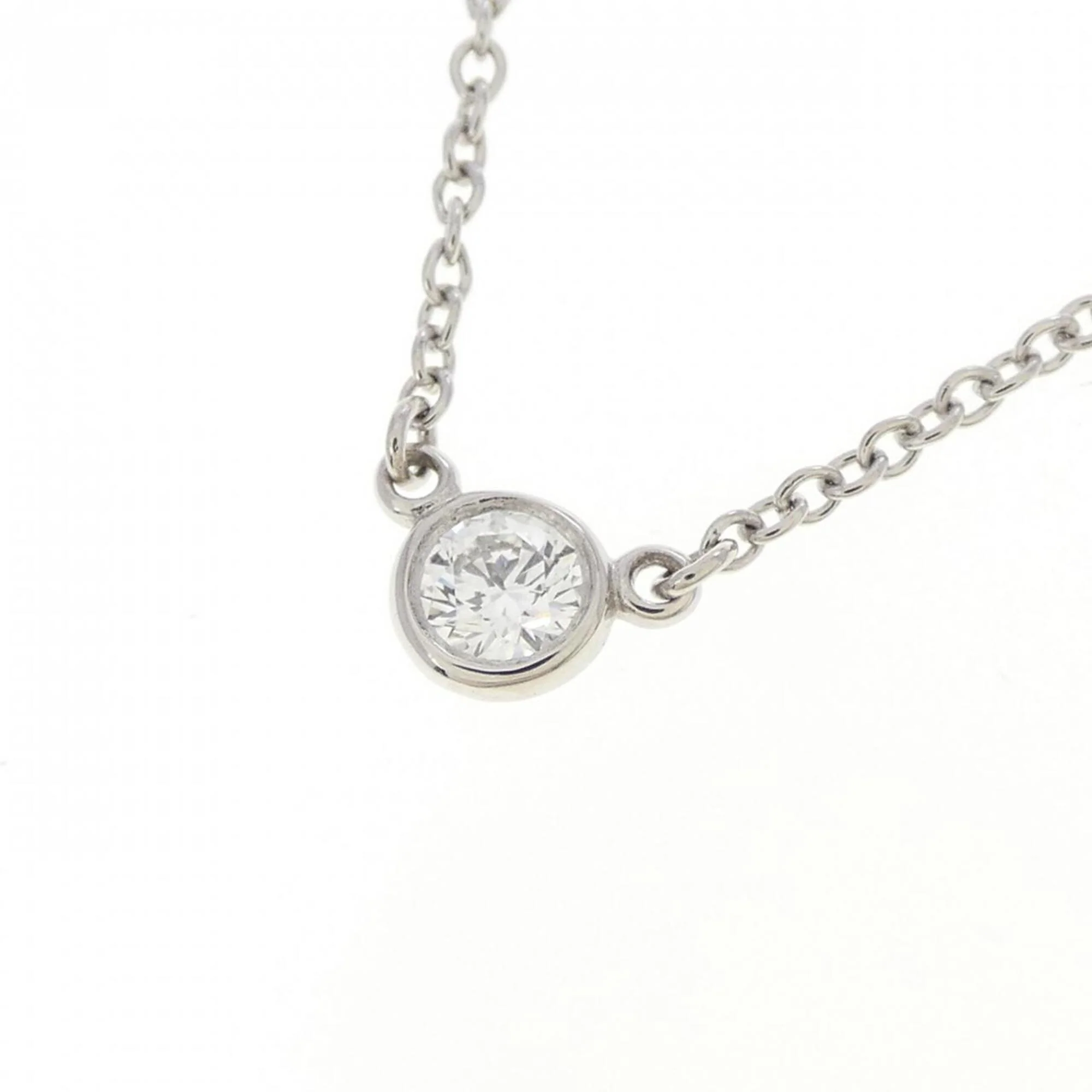 Elsa Peretti Diamonds By The Yard Pendant Necklace Platinum - Image 3
