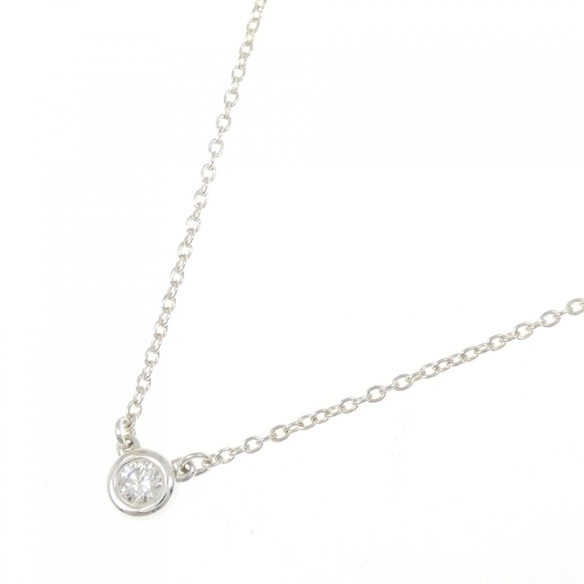 Elsa Peretti Diamonds By The Yard Pendant Necklace Sterling Silver and Diamond - Image 2