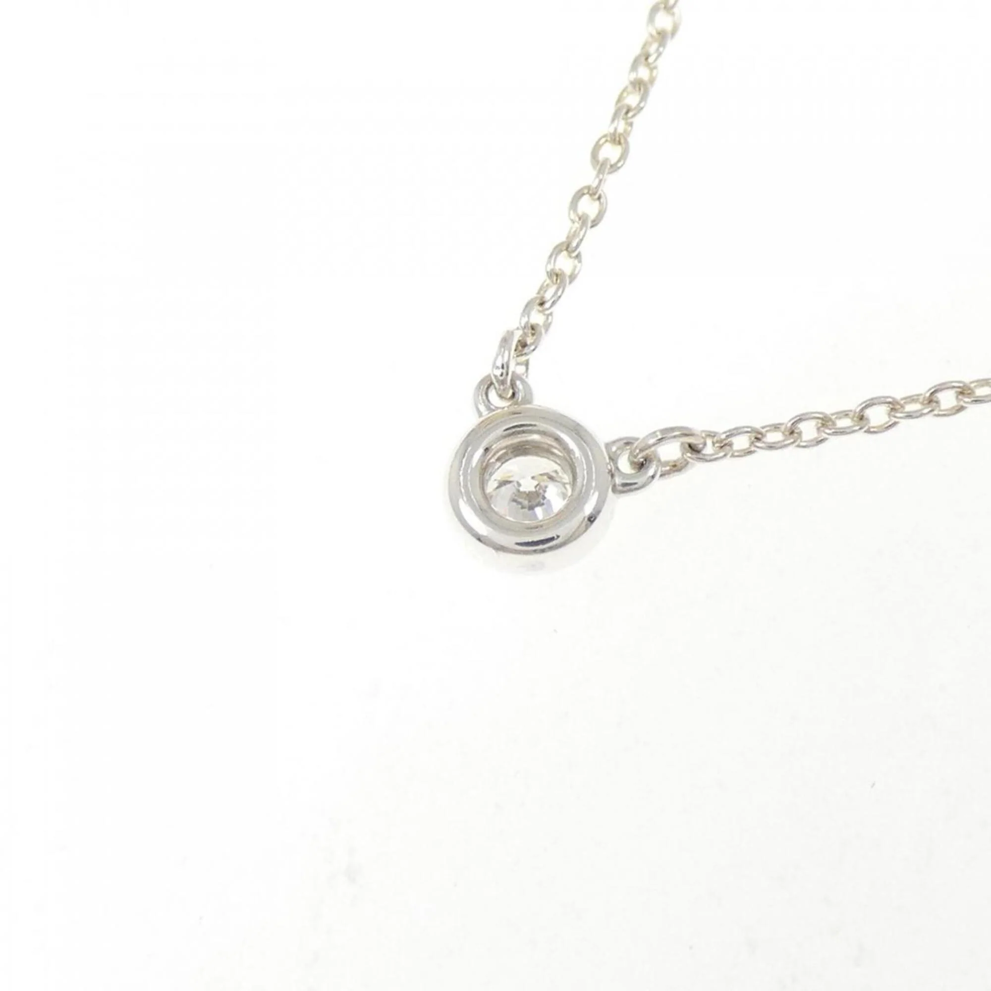 Elsa Peretti Diamonds By The Yard Pendant Necklace Sterling Silver and Diamond - Image 4