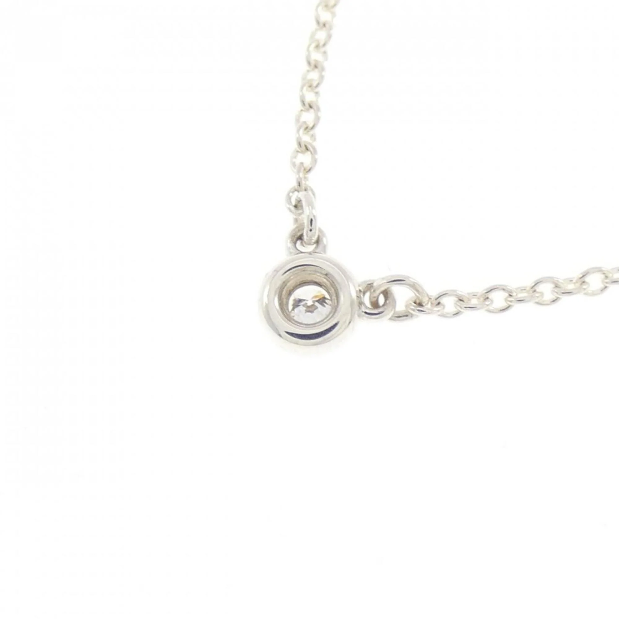 Elsa Peretti Diamonds By The Yard Pendant Necklace Sterling Silver and Diamond - Image 4