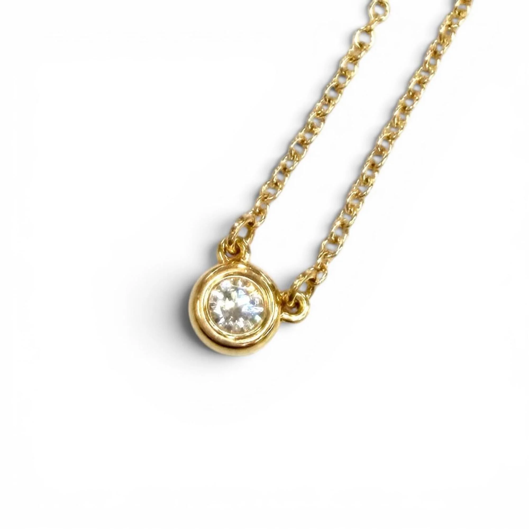 Elsa Peretti Pendant Necklace 18K Rose Gold 46mm