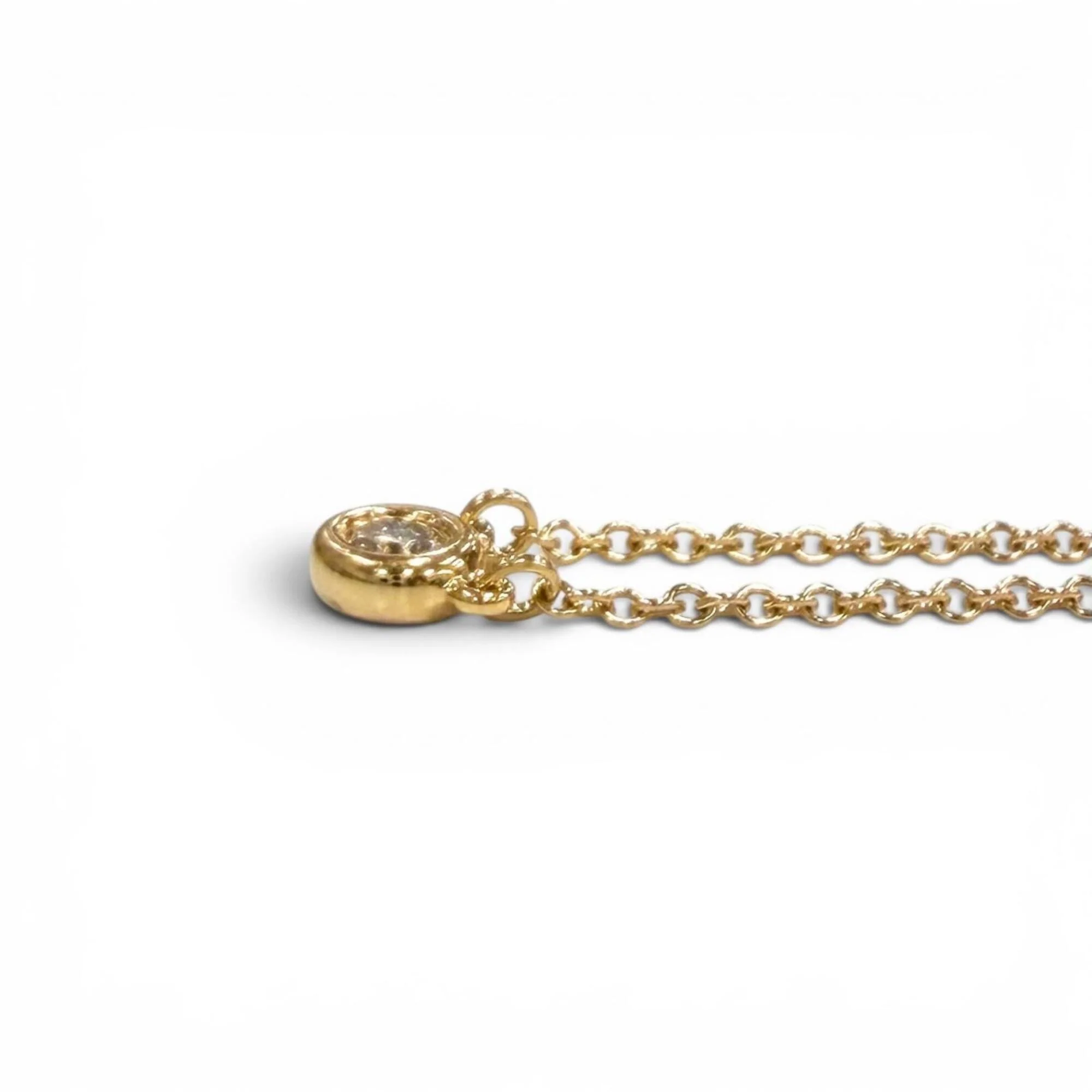 Elsa Peretti Pendant Necklace 18K Rose Gold 46mm - Image 5
