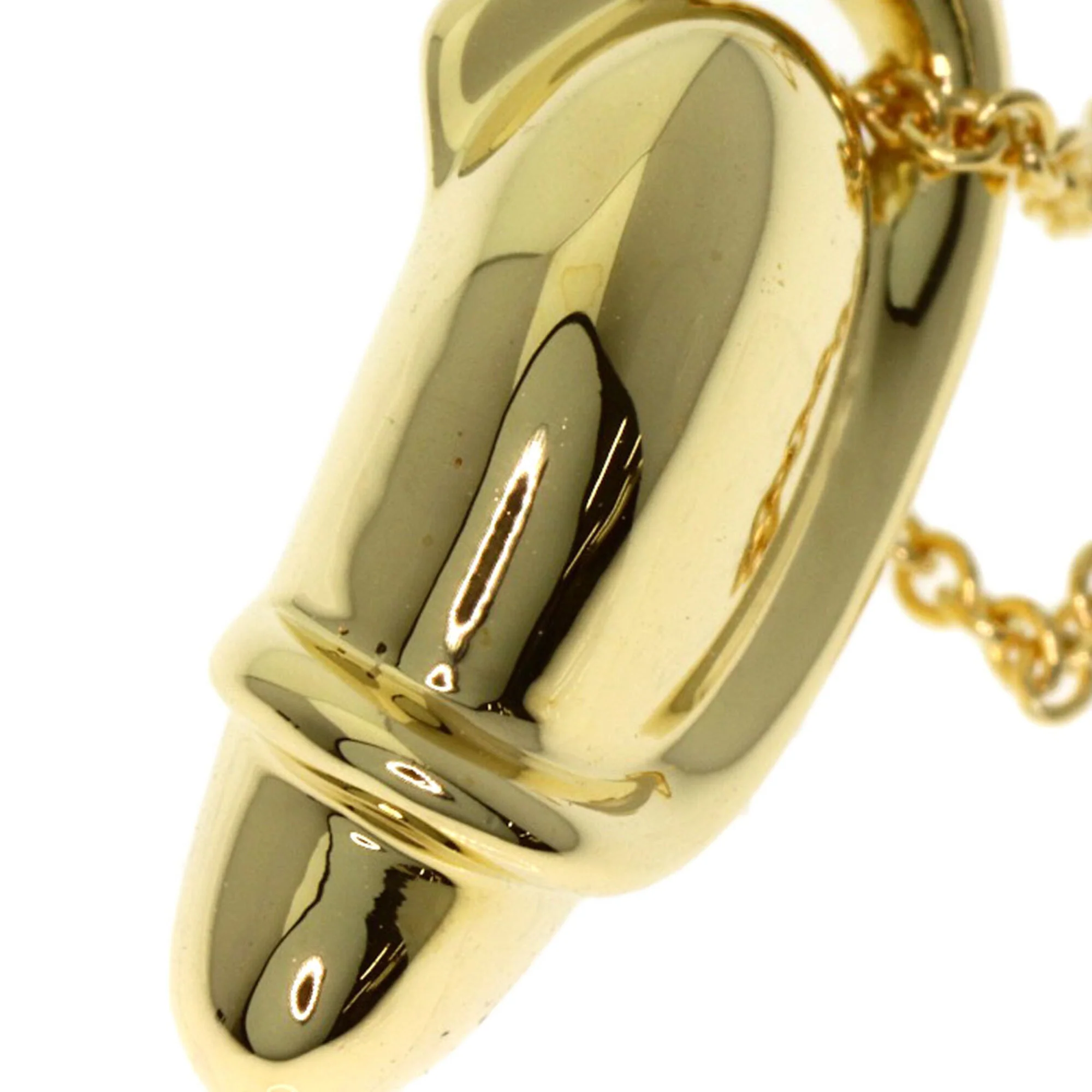 Elsa Peretti Pendant Necklace 18K Yellow Gold 18.9mm - Image 5