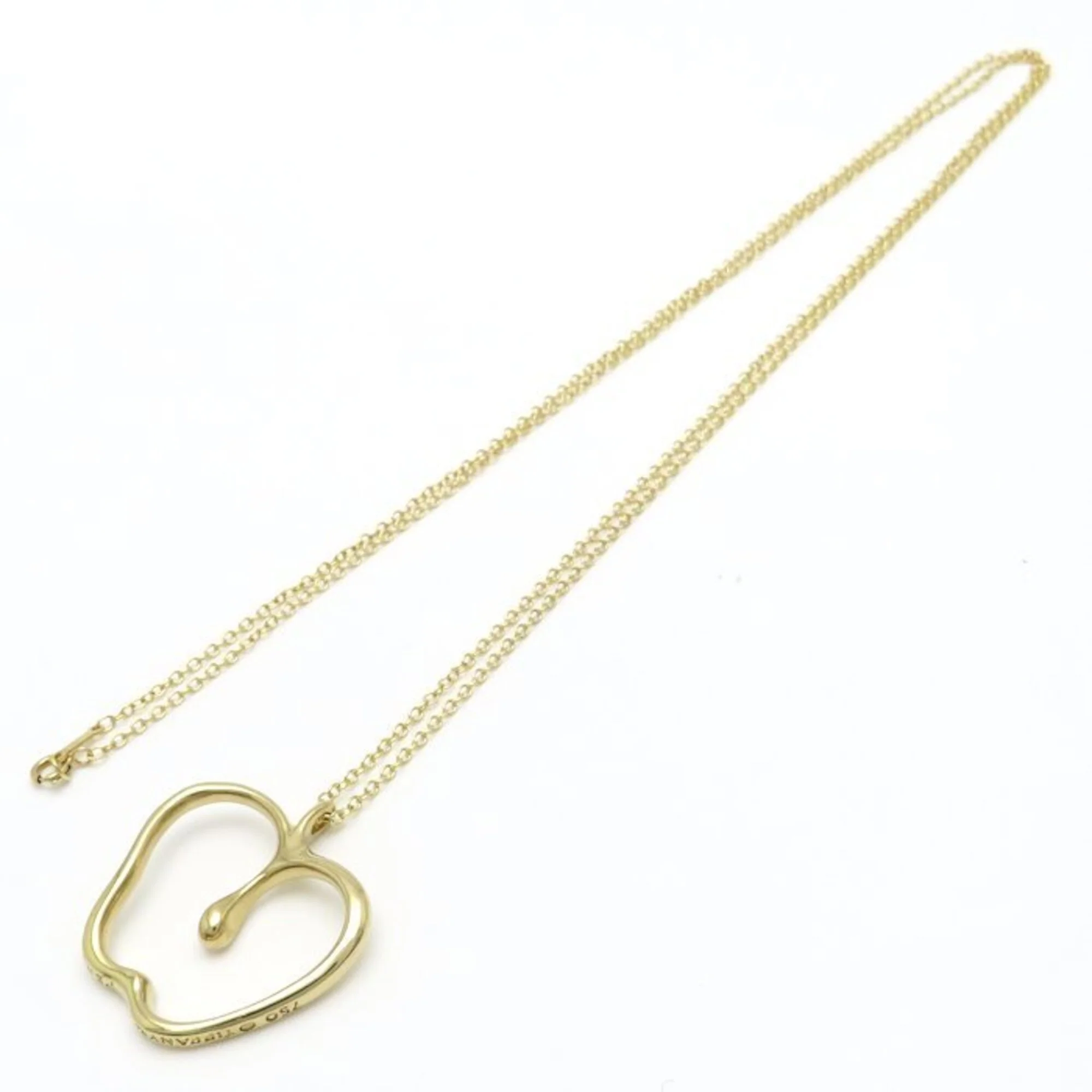 Elsa Peretti Pendant Necklace 18K Yellow Gold 29.4mm - Image 4