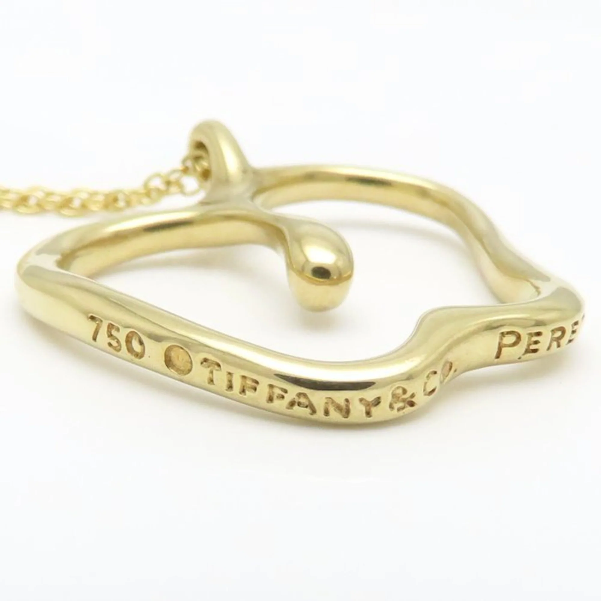 Elsa Peretti Pendant Necklace 18K Yellow Gold 29.4mm - Image 5