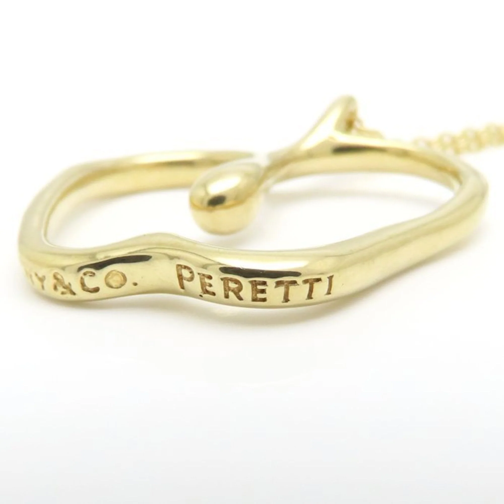 Elsa Peretti Pendant Necklace 18K Yellow Gold 29.4mm - Image 6