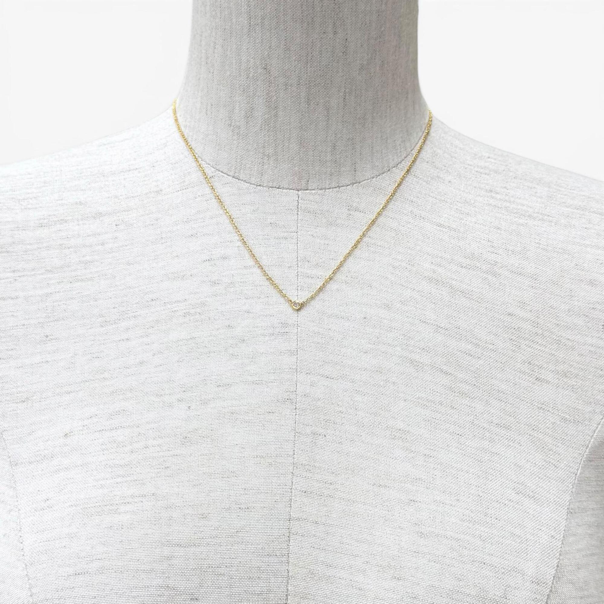 Elsa Peretti Pendant Necklace 18K Yellow Gold 3.4mm - Image 3