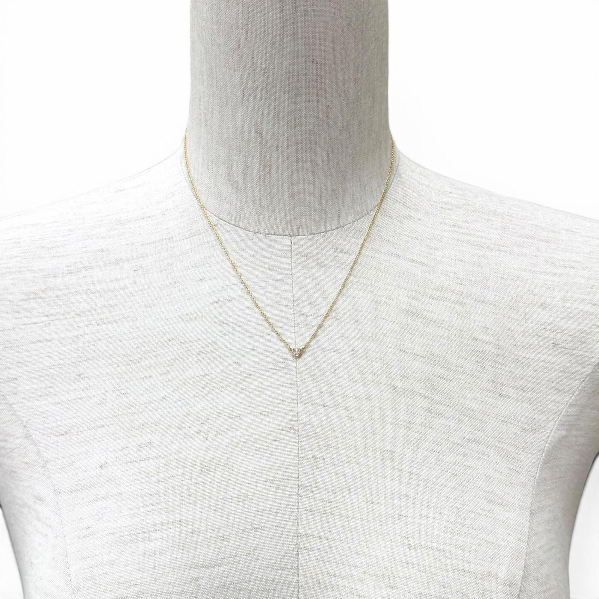Elsa Peretti Pendant Necklace 18K Yellow Gold 3.9mm - Image 3