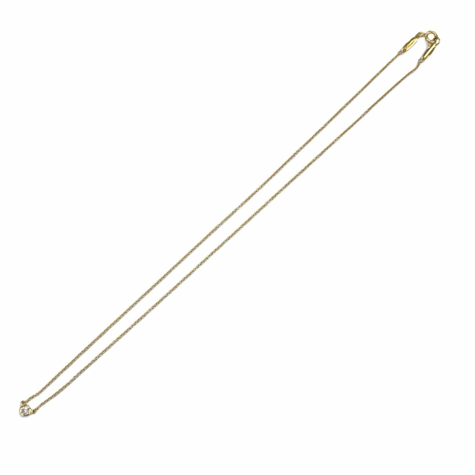 Elsa Peretti Pendant Necklace 18K Yellow Gold 3.9mm - Image 4