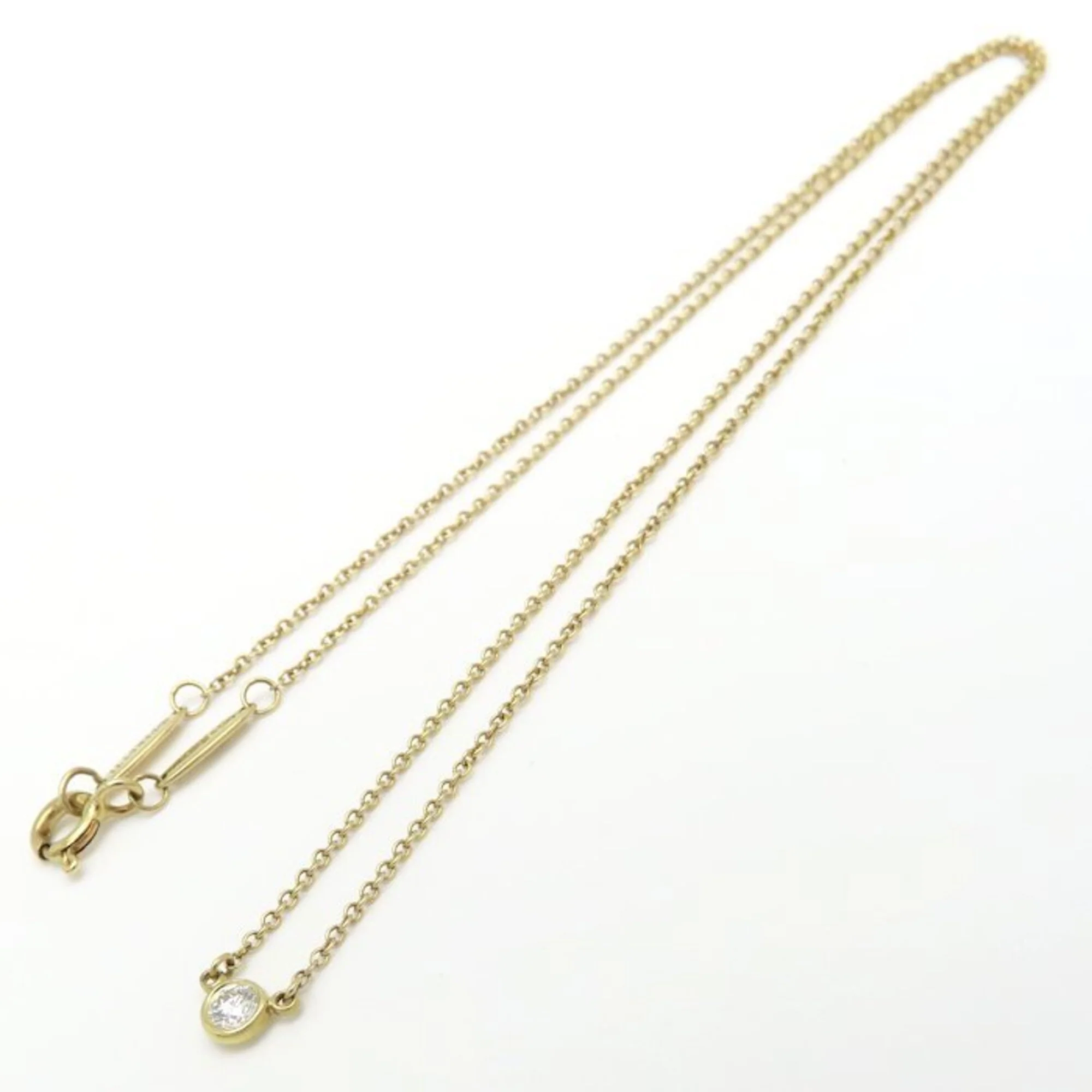 Elsa Peretti Pendant Necklace 18K Yellow Gold 3.9mm - Image 4
