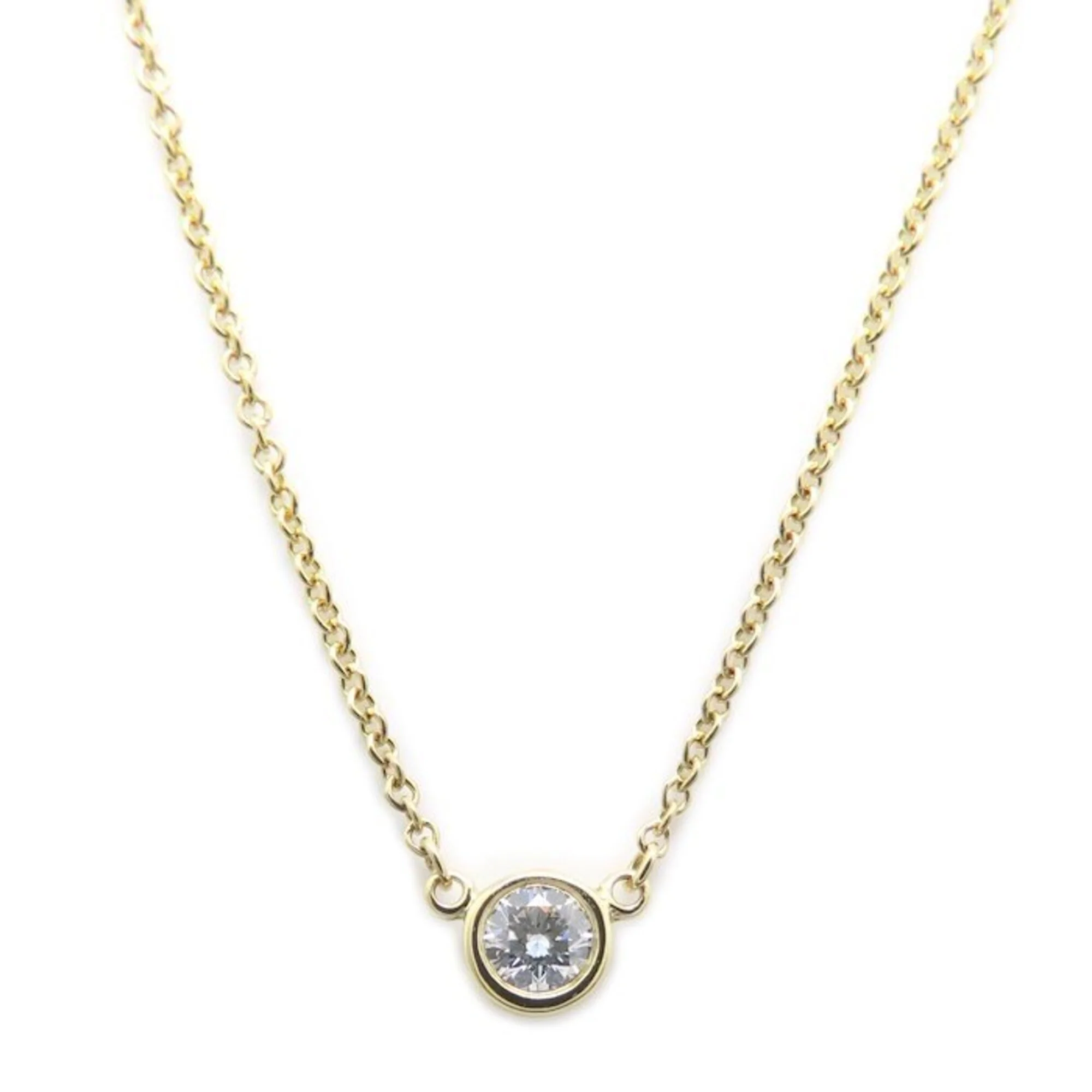 Elsa Peretti Pendant Necklace 18K Yellow Gold 4.3mm - Image 2