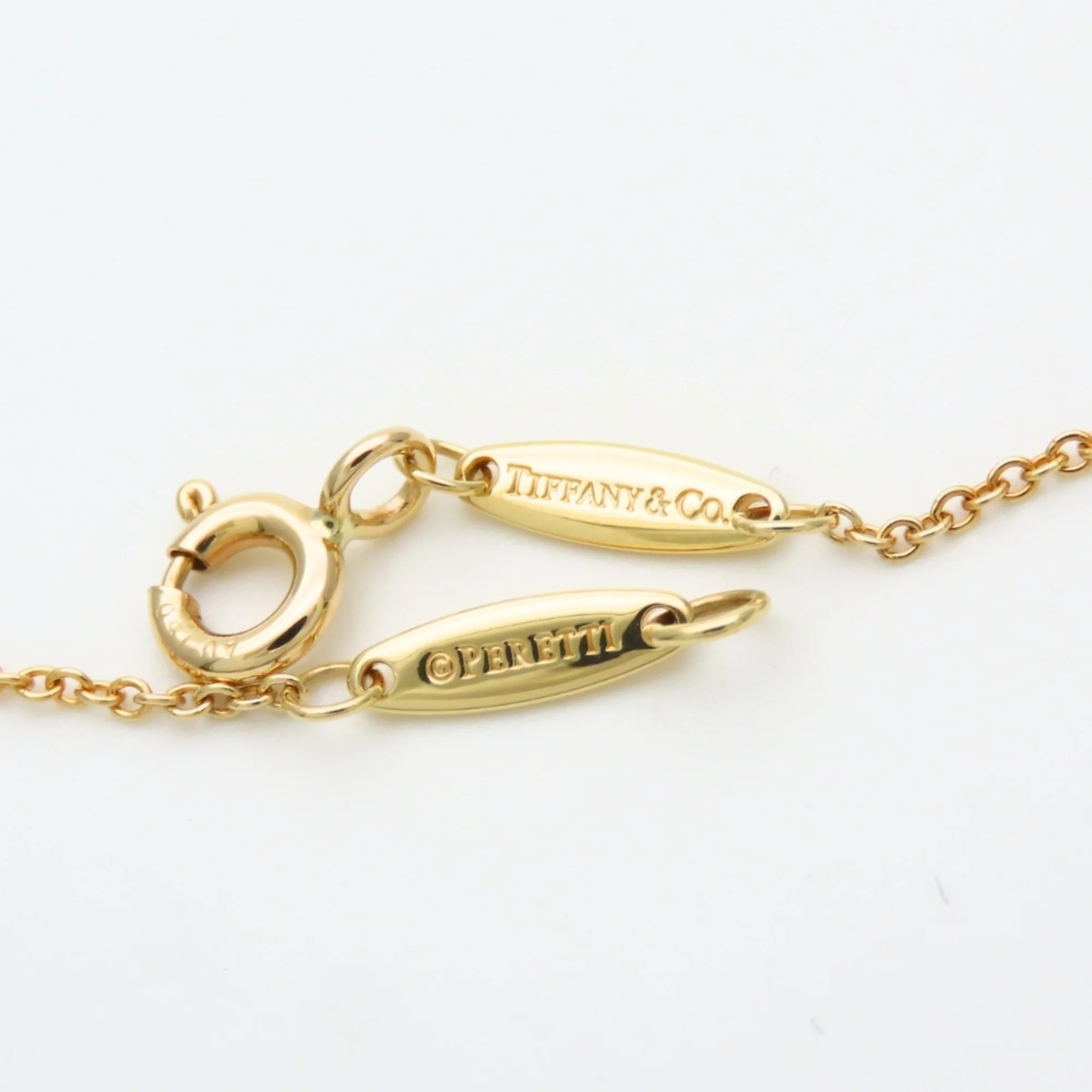Elsa Peretti Pendant Necklace 18K Yellow Gold 4.9mm - Image 7