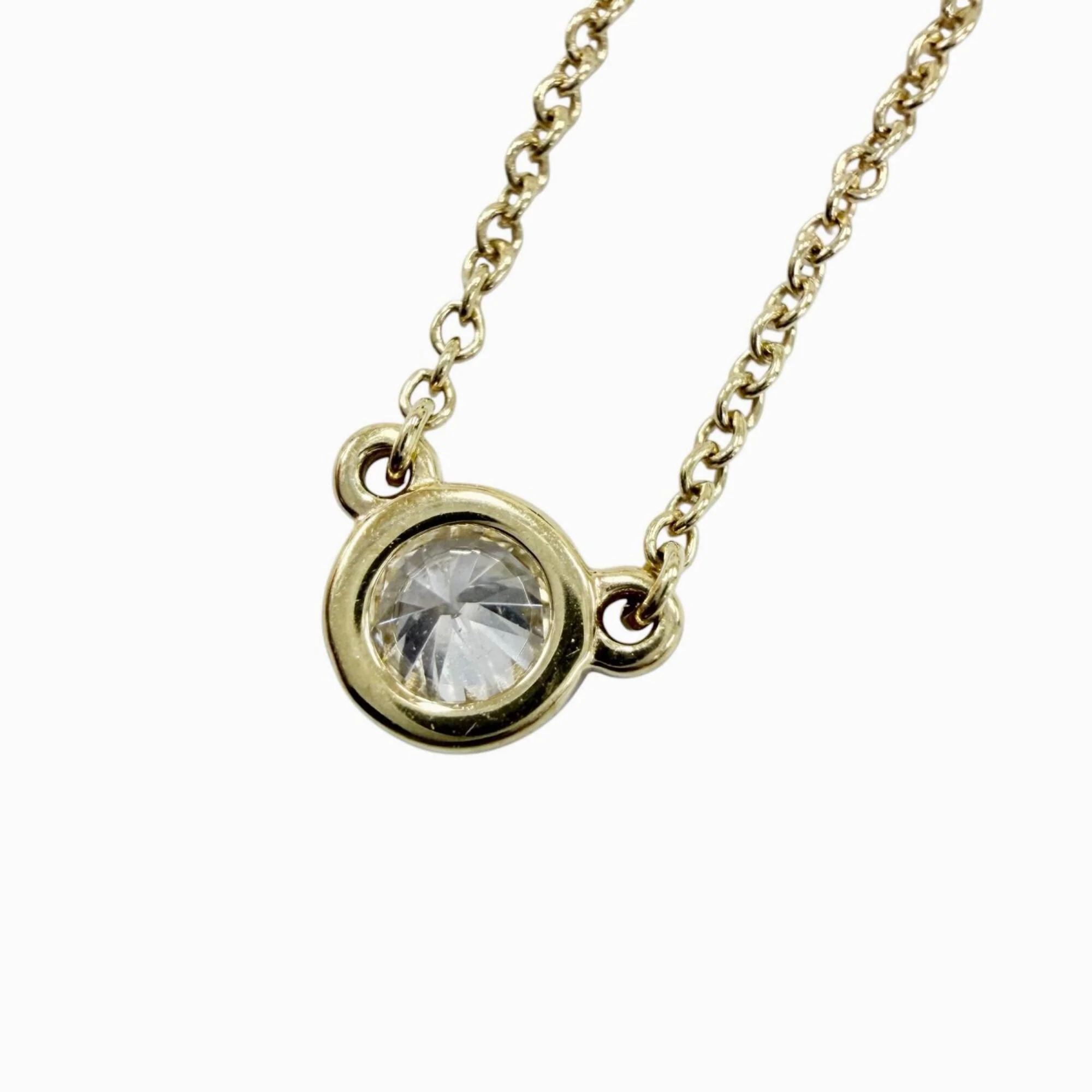 Elsa Peretti Pendant Necklace 18K Yellow Gold 5mm - Image 4