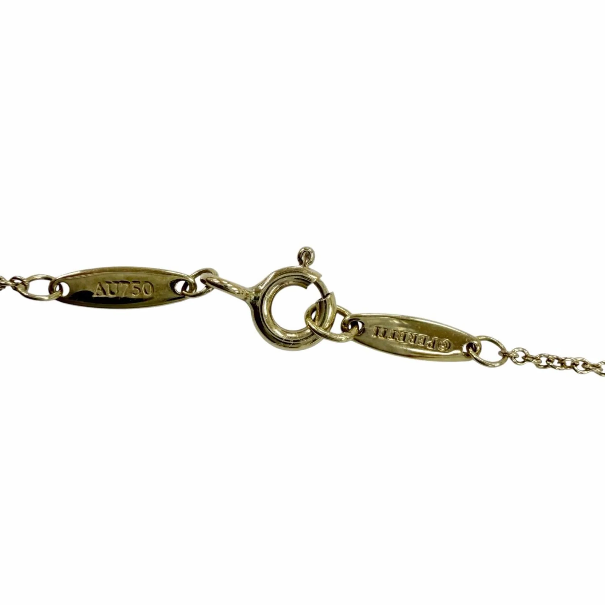 Elsa Peretti Pendant Necklace 18K Yellow Gold 5mm - Image 7