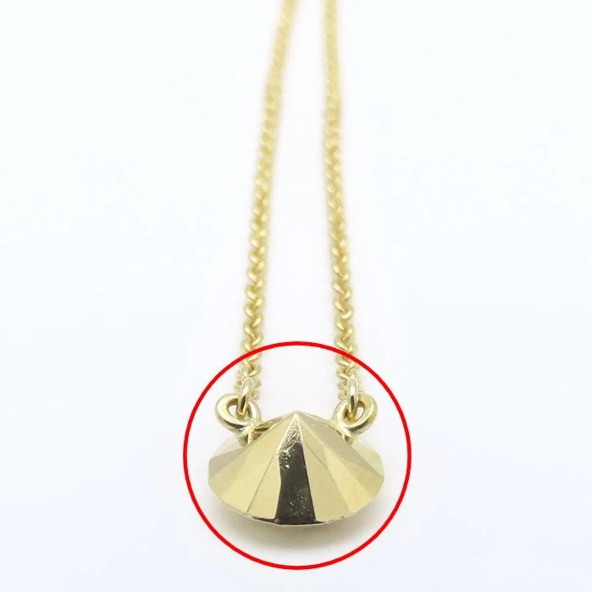 Elsa Peretti Pendant Necklace 18K Yellow Gold 6mm - Image 5