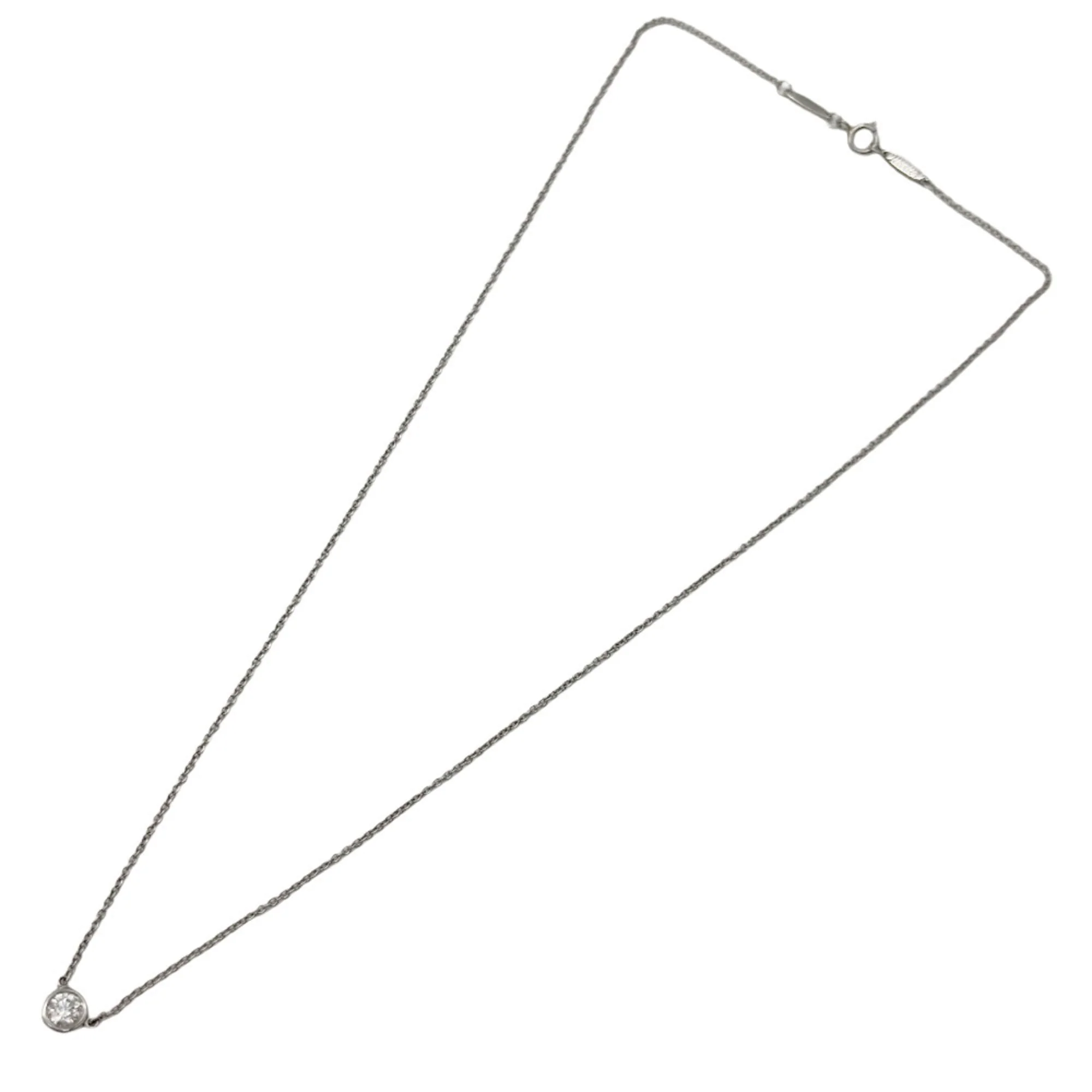 Elsa Peretti Pendant Necklace Platinum 5.4mm - Image 3