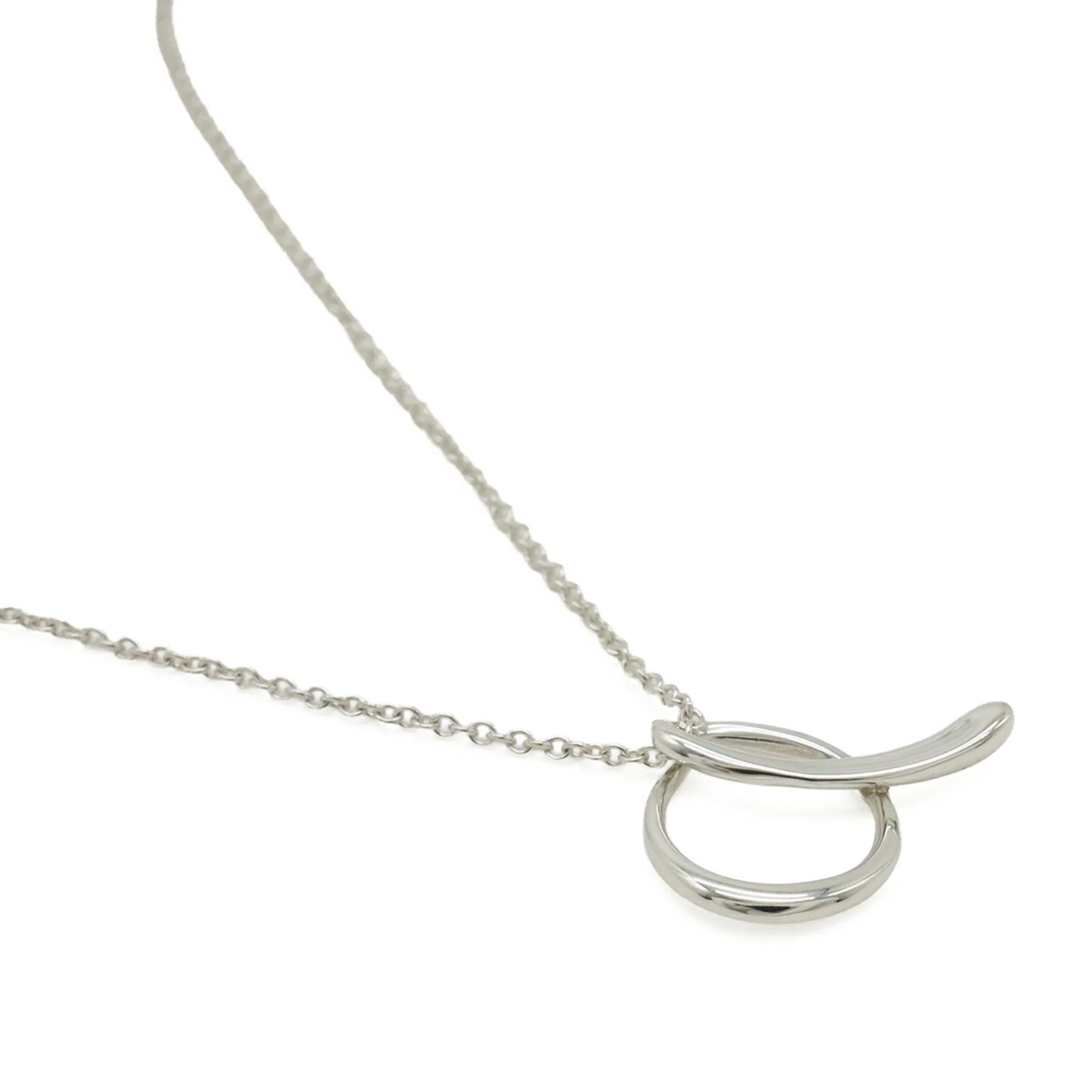 Elsa Peretti Pendant Necklace Sterling Silver 11mm - Image 4