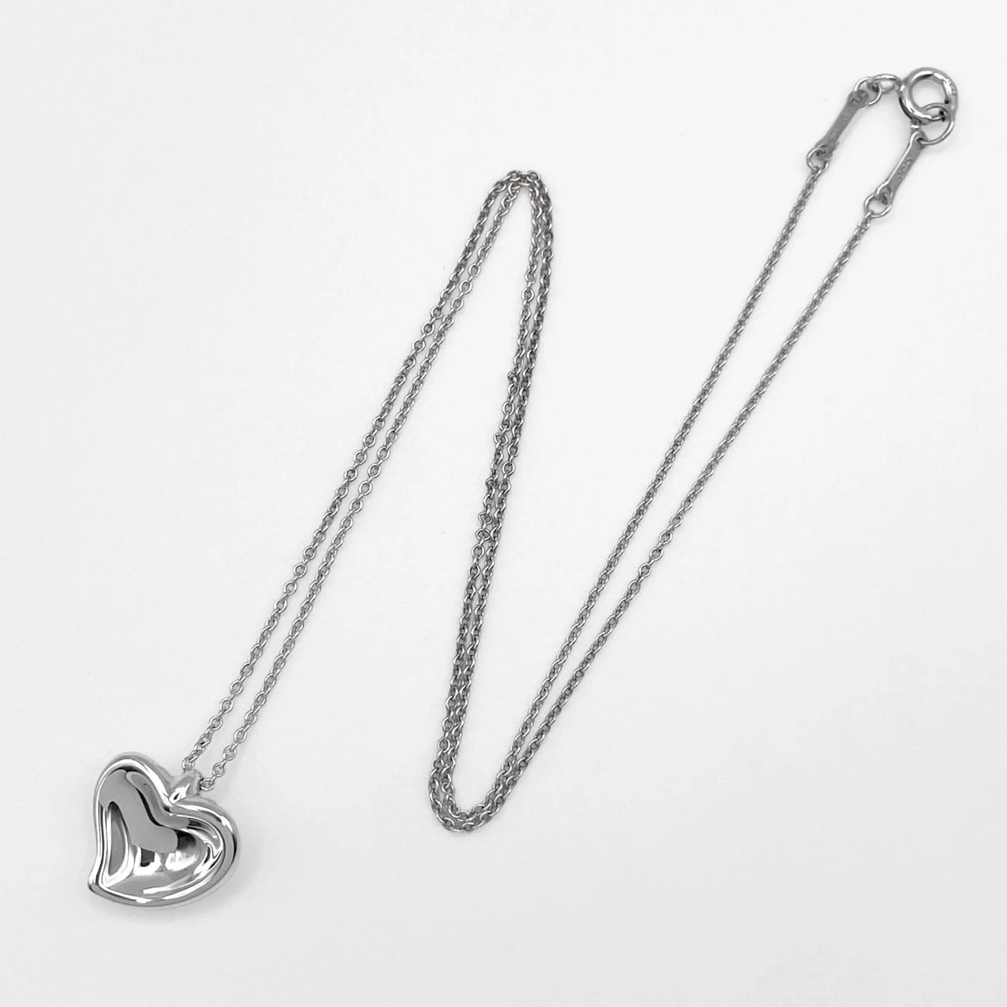 Elsa Peretti Pendant Necklace Sterling Silver 12mm - Image 4