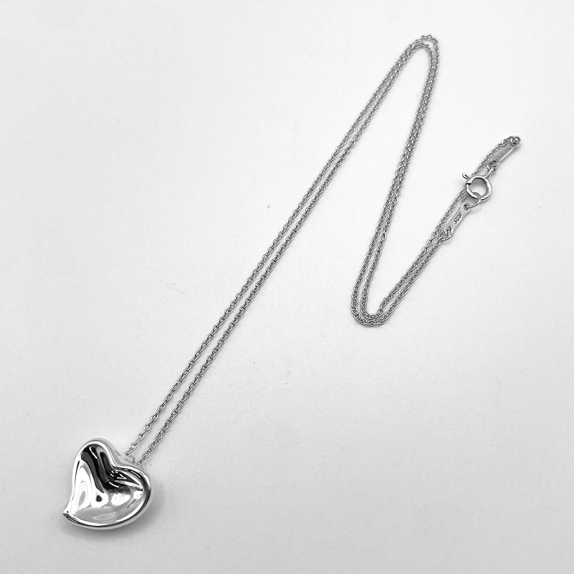 Elsa Peretti Pendant Necklace Sterling Silver 12mm - Image 4