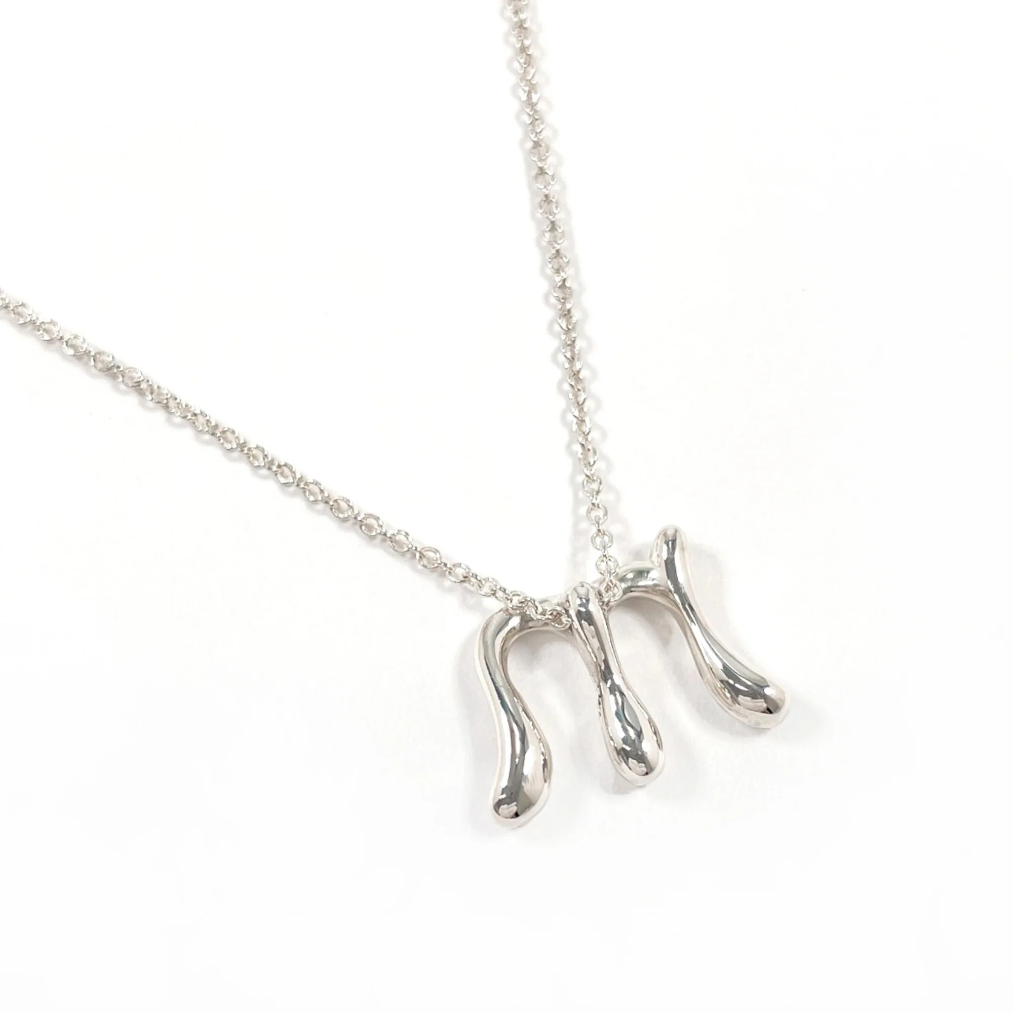 Elsa Peretti Pendant Necklace Sterling Silver 12mm - Image 2