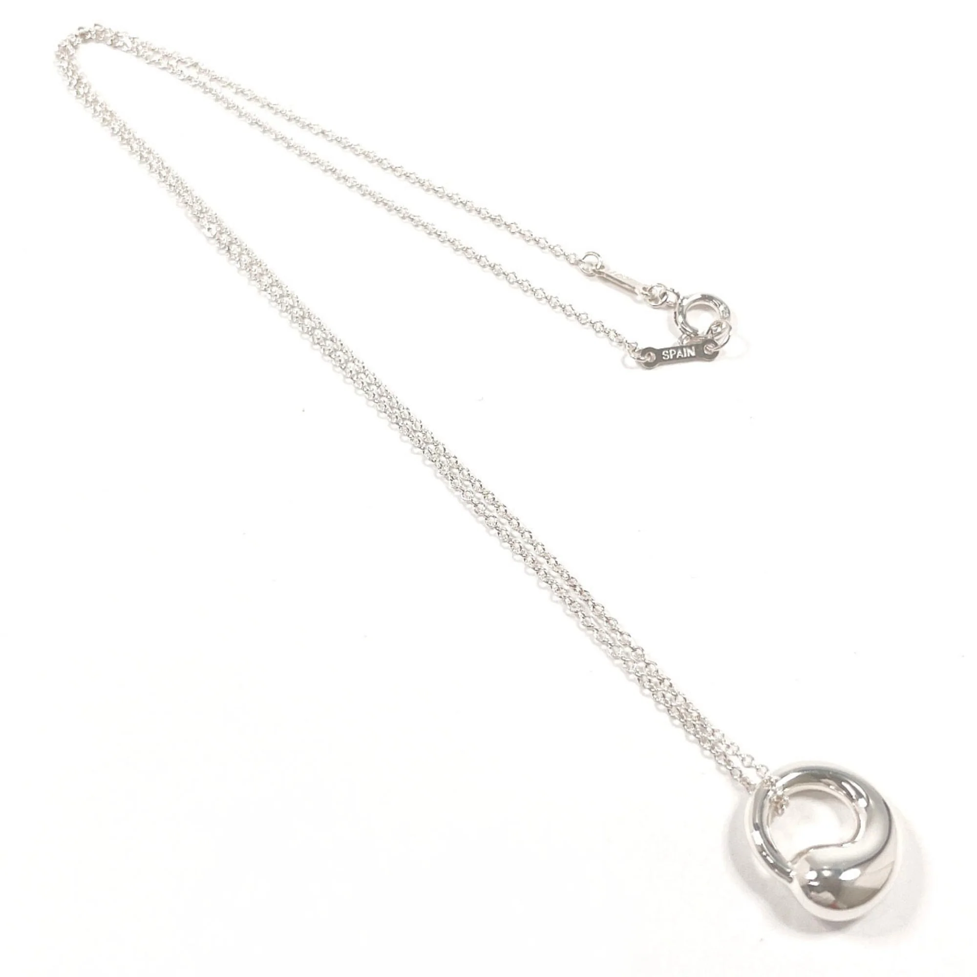 Elsa Peretti Pendant Necklace Sterling Silver 13mm - Image 3