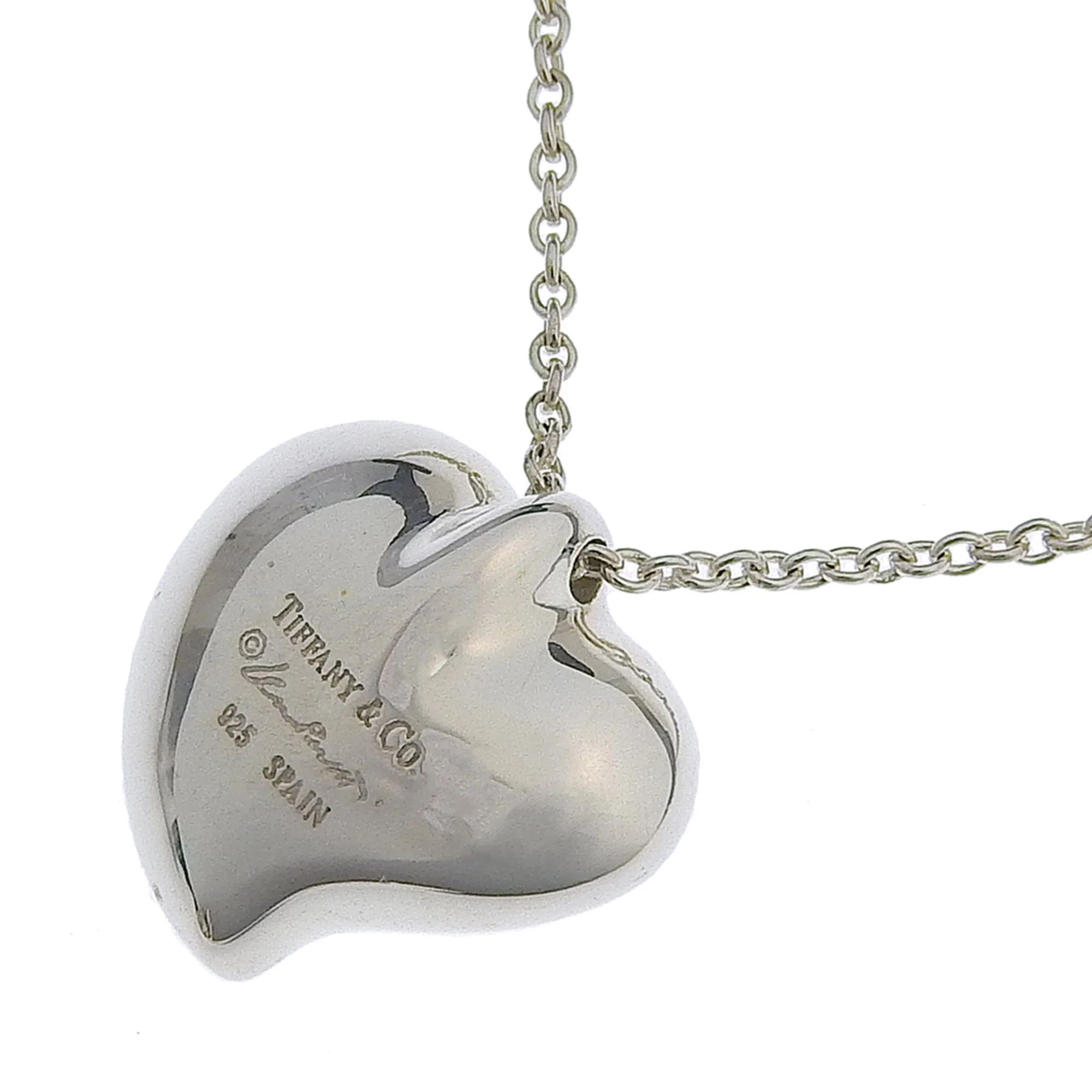 Elsa Peretti Pendant Necklace Sterling Silver 13mm - Image 3