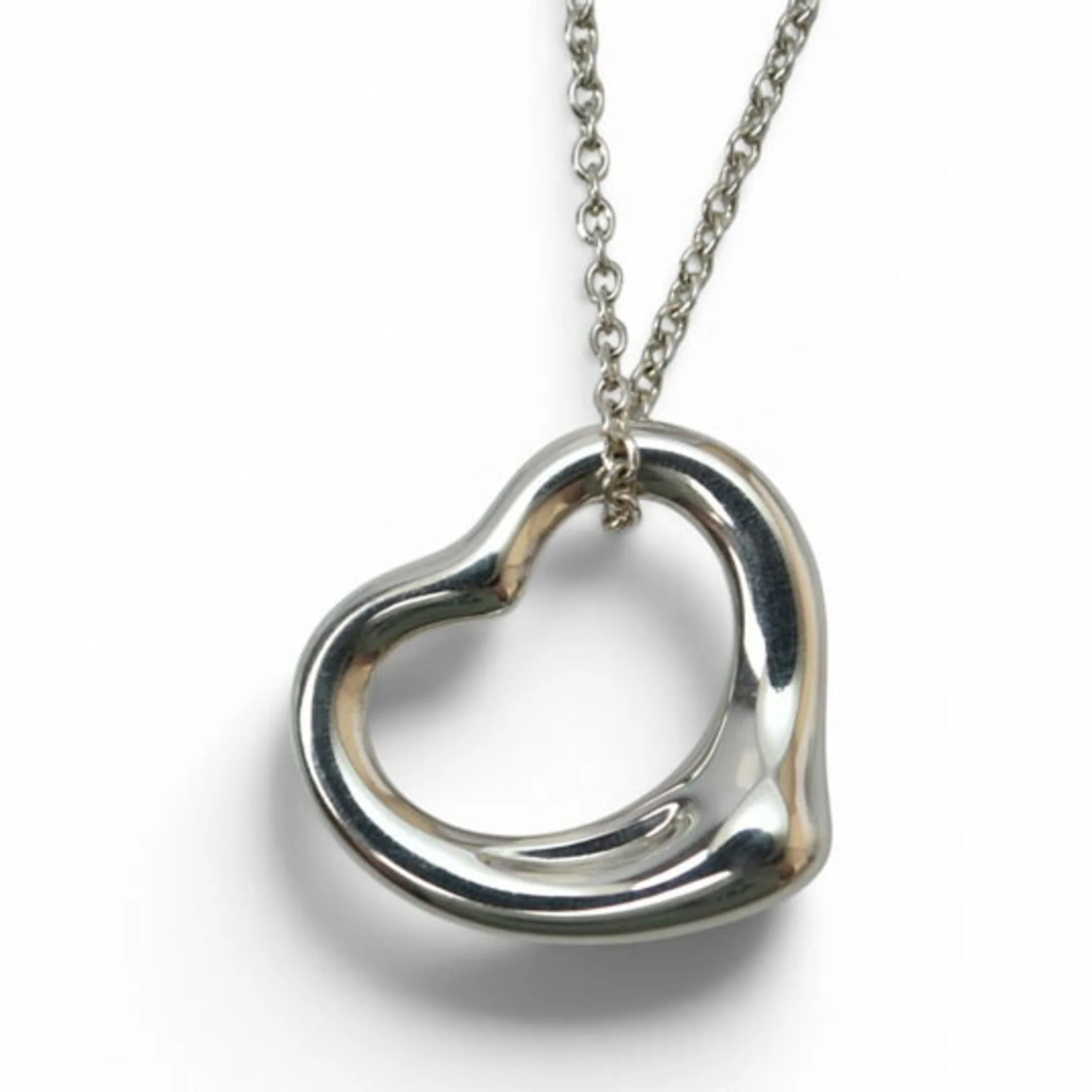Elsa Peretti Pendant Necklace Sterling Silver 13mm - Image 2