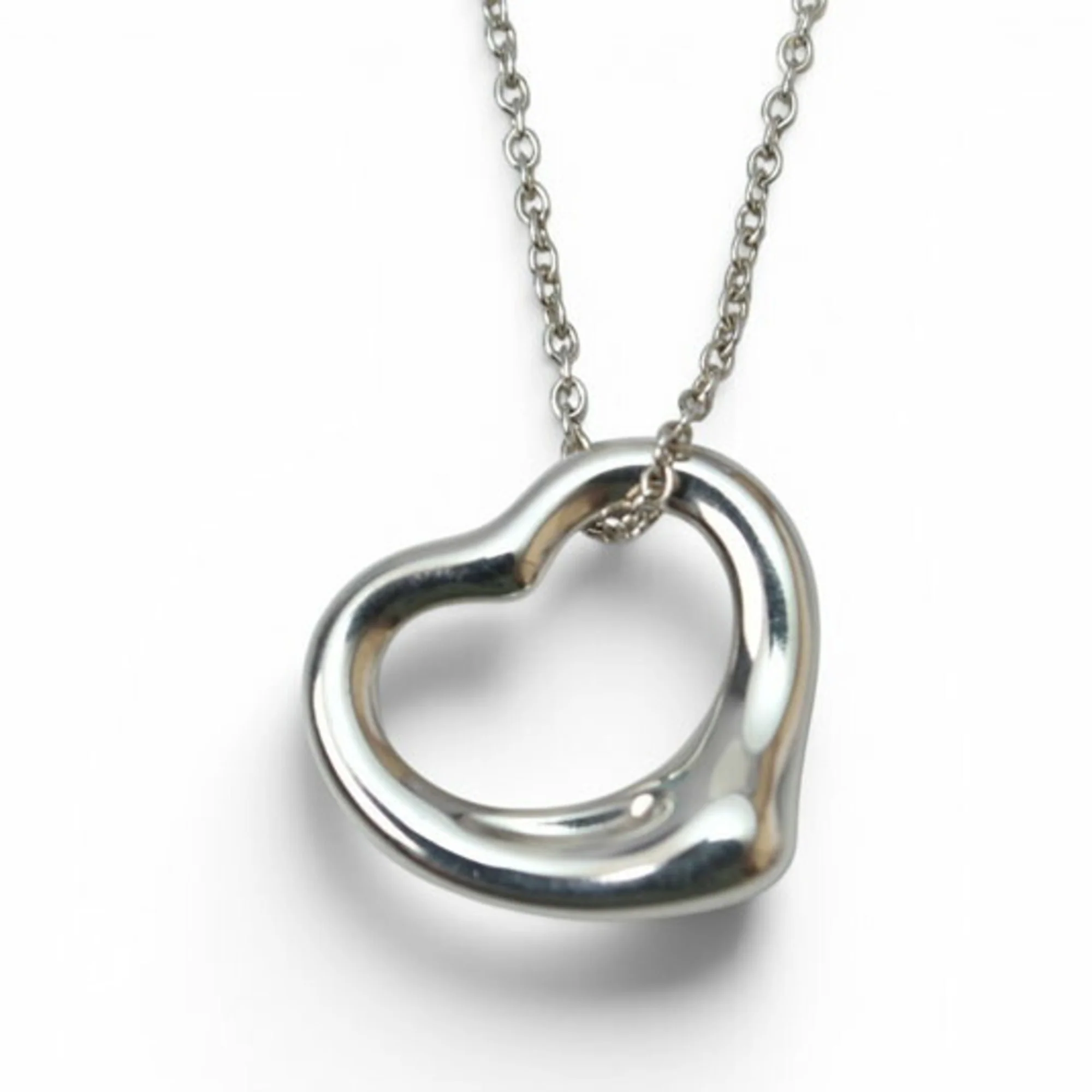 Elsa Peretti Pendant Necklace Sterling Silver 13mm - Image 3