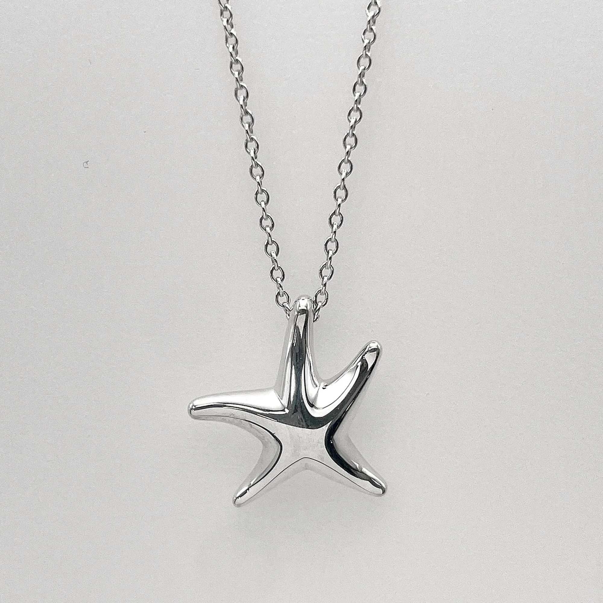 Elsa Peretti Pendant Necklace Sterling Silver 17mm - Image 2