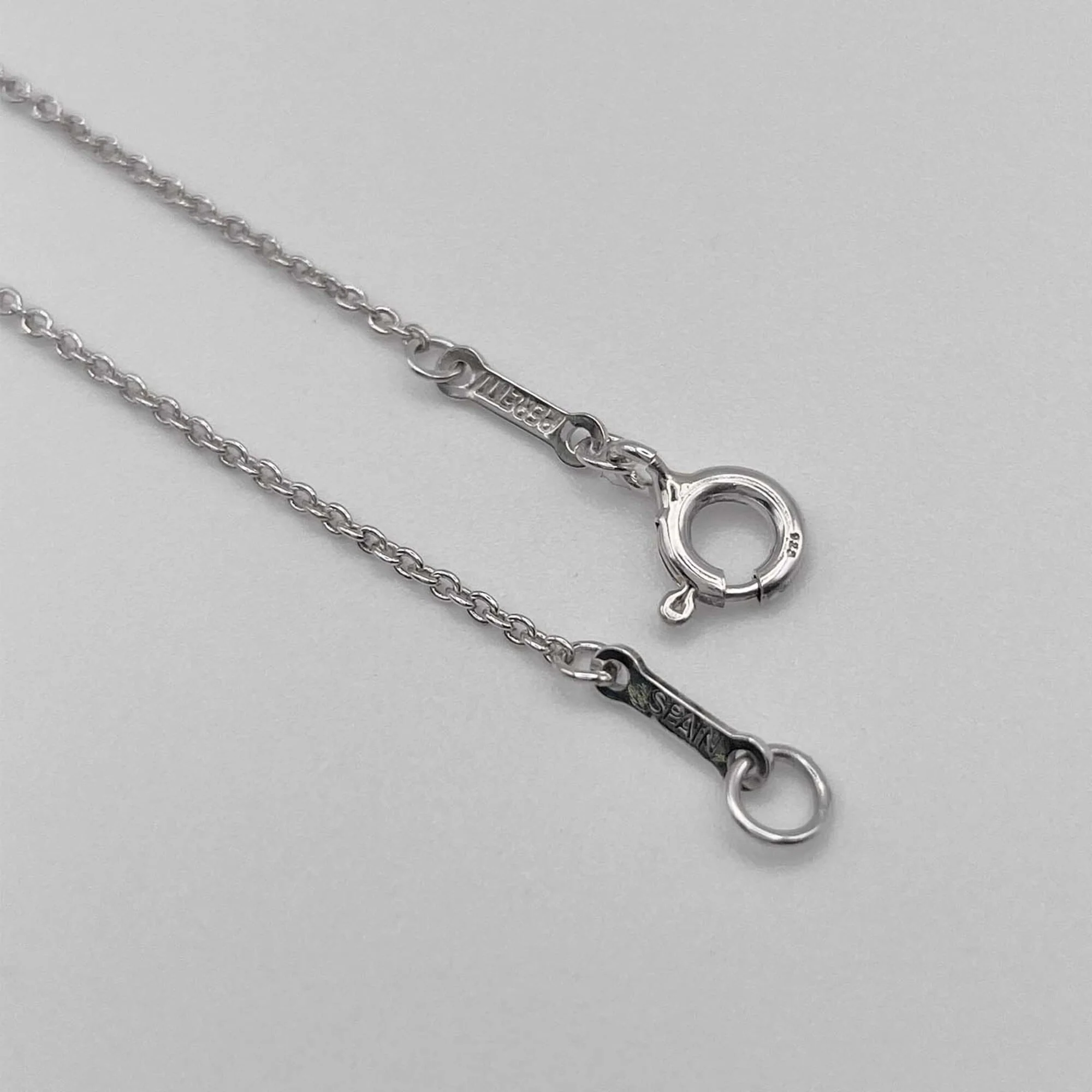 Elsa Peretti Pendant Necklace Sterling Silver 17mm - Image 5