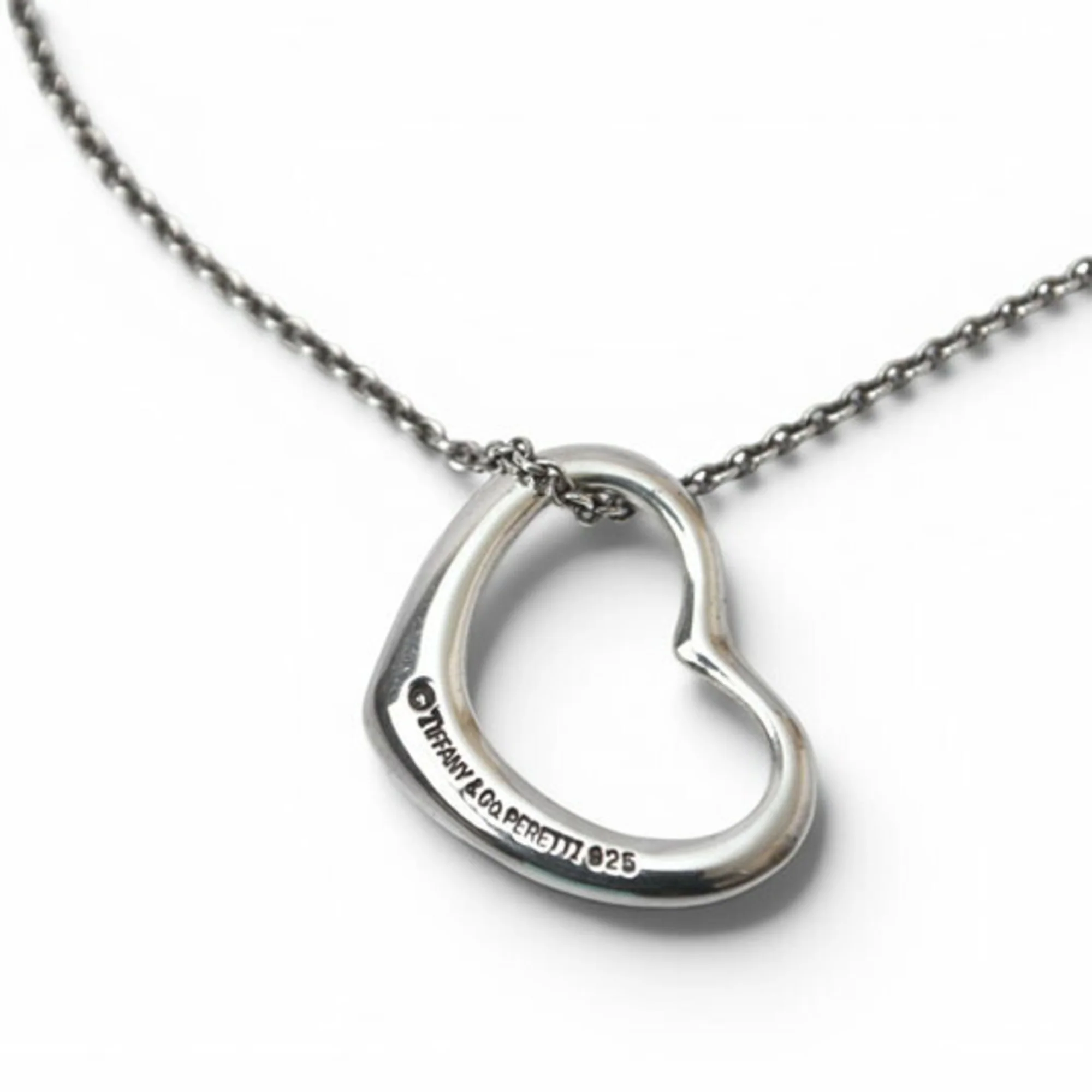 Elsa Peretti Pendant Necklace Sterling Silver 18mm - Image 3